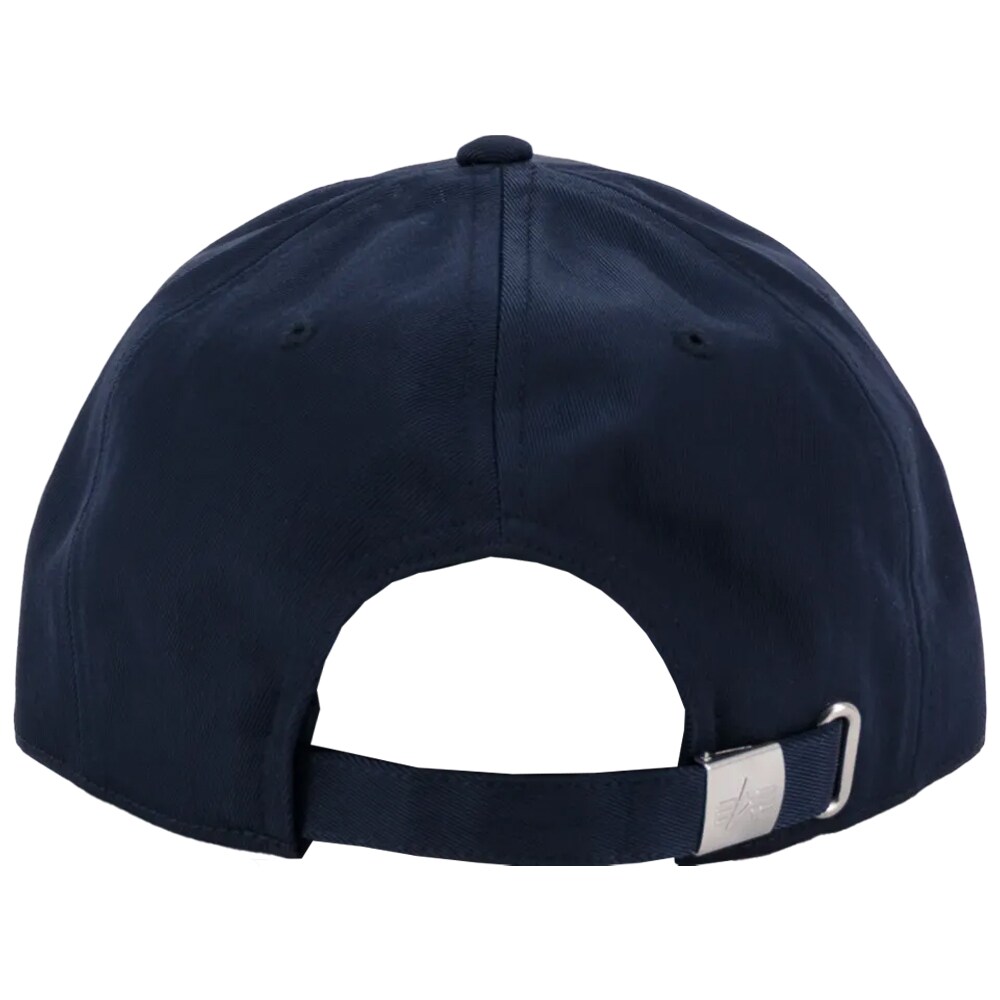 Șapcă Alpha Industries Metal Label Cap - Replica Blue