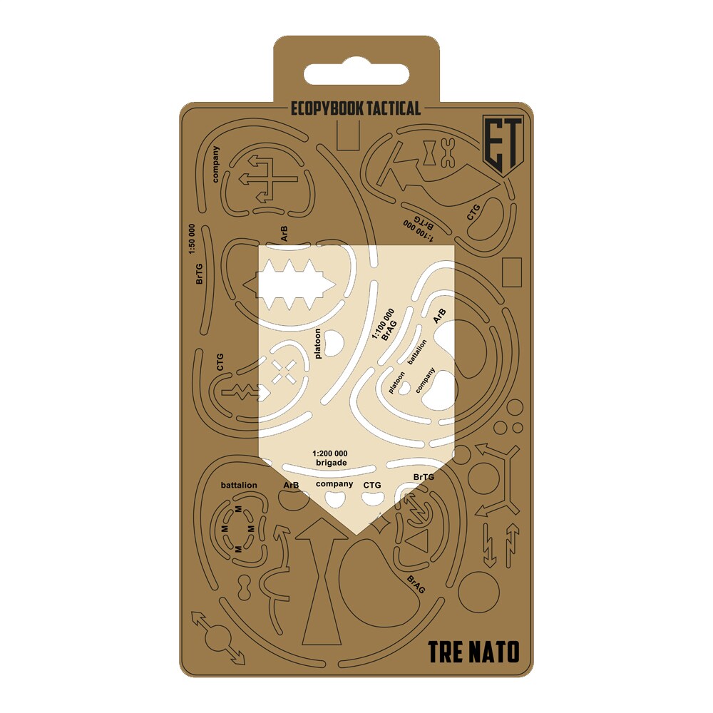 Riglă multifuncțională M-Tac Ecopybook Tactical Echelons