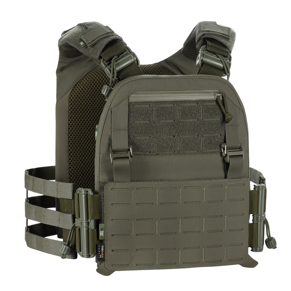 Vestă tactică tip Plate Carrier M-Tac Cuirass Fast Elite Gen. II - Ranger Green