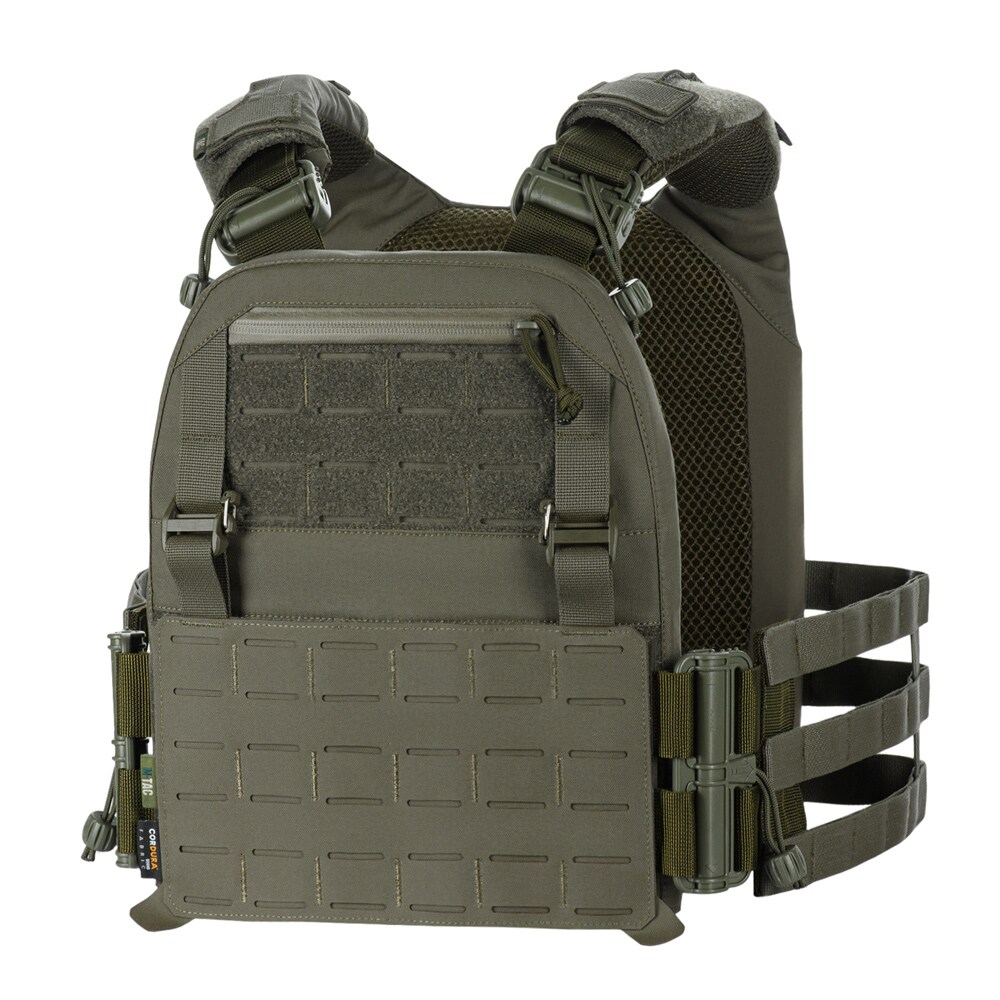 Vestă tactică tip Plate Carrier M-Tac Cuirass Fast Elite Gen. II - Ranger Green