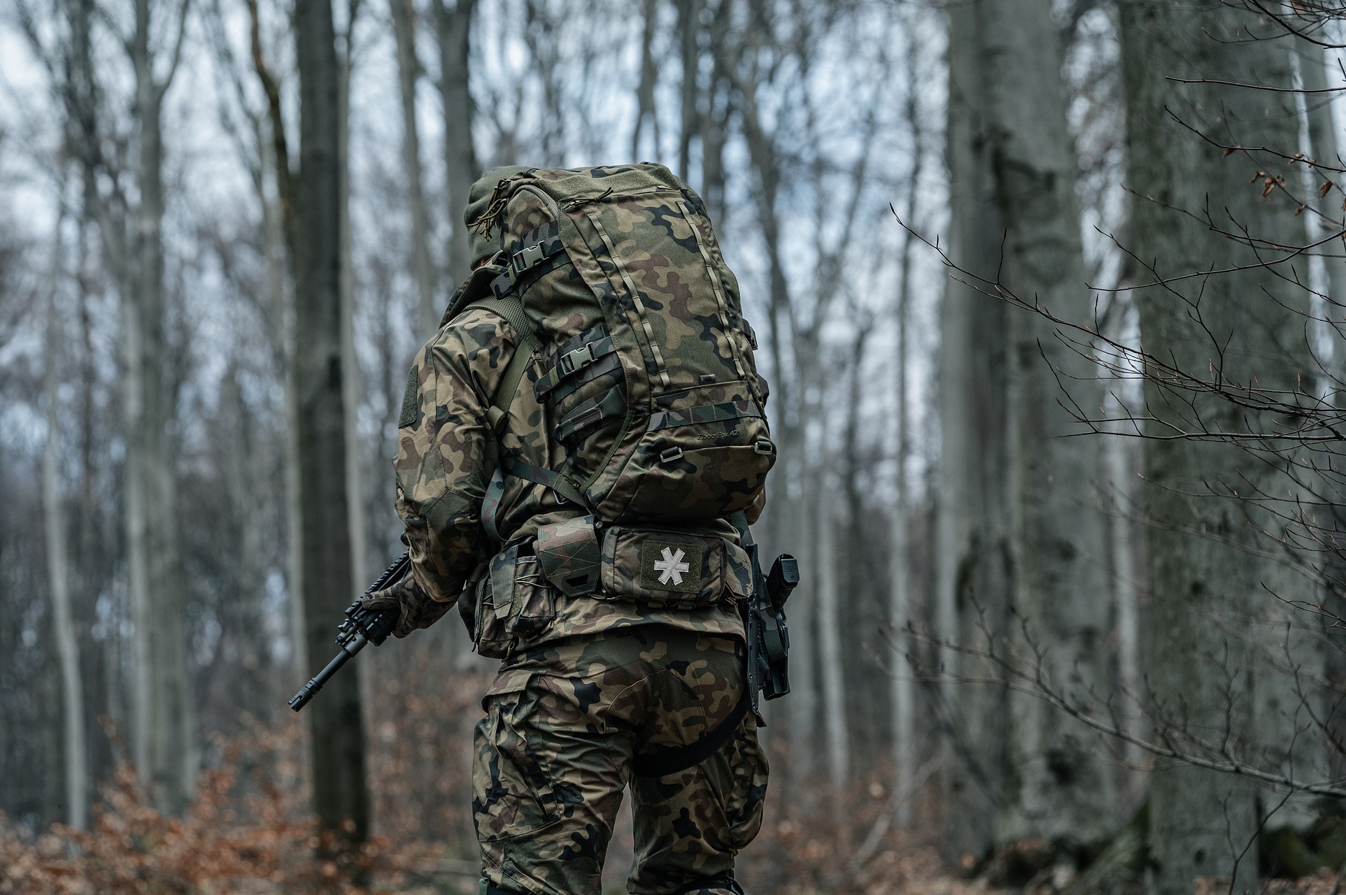 Rucsac Wisport Zipper Fox 42 40 l - wz.93 Pantera PL Woodland