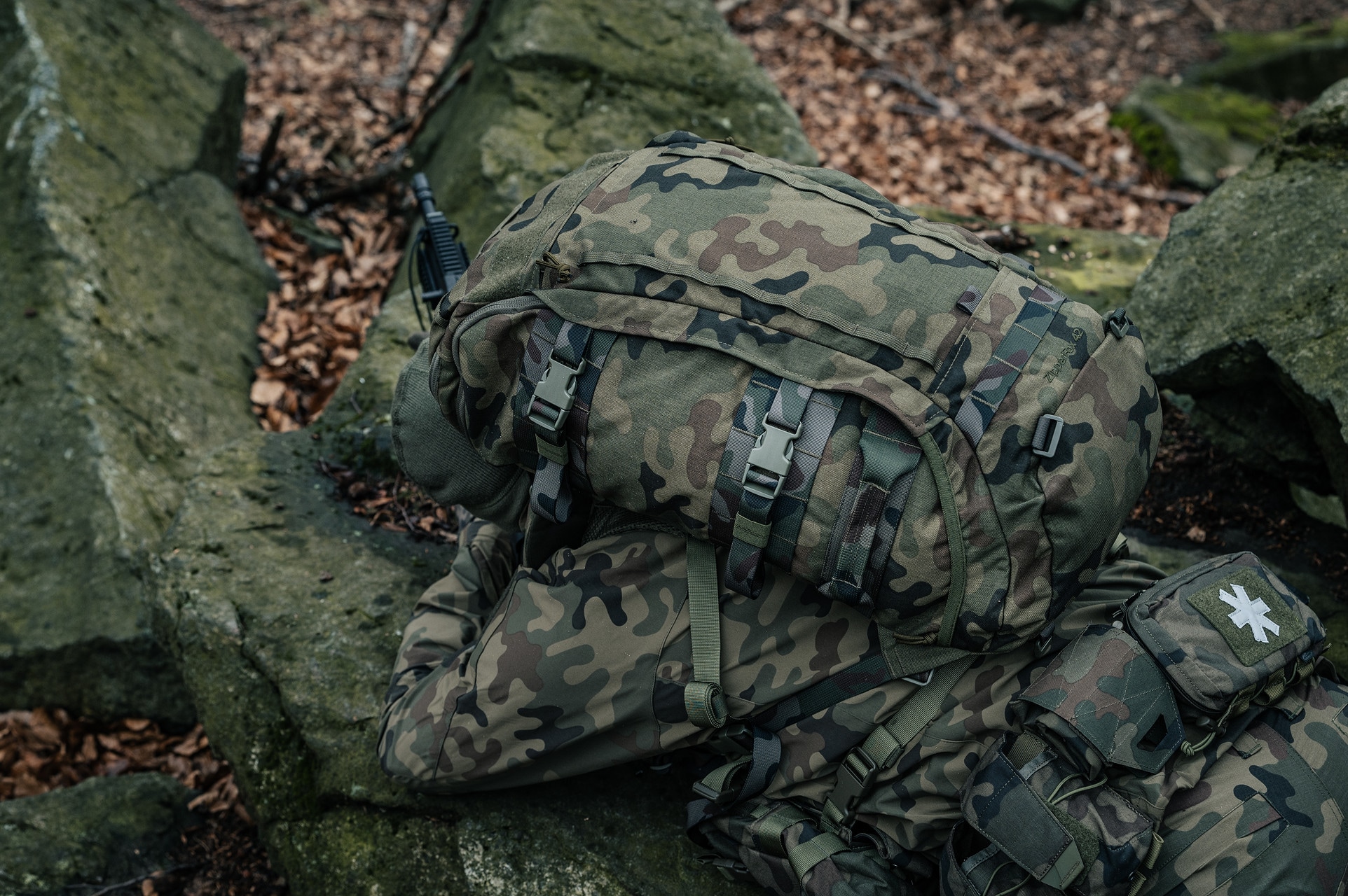 Rucsac Wisport Zipper Fox 42 40 l - wz.93 Pantera PL Woodland