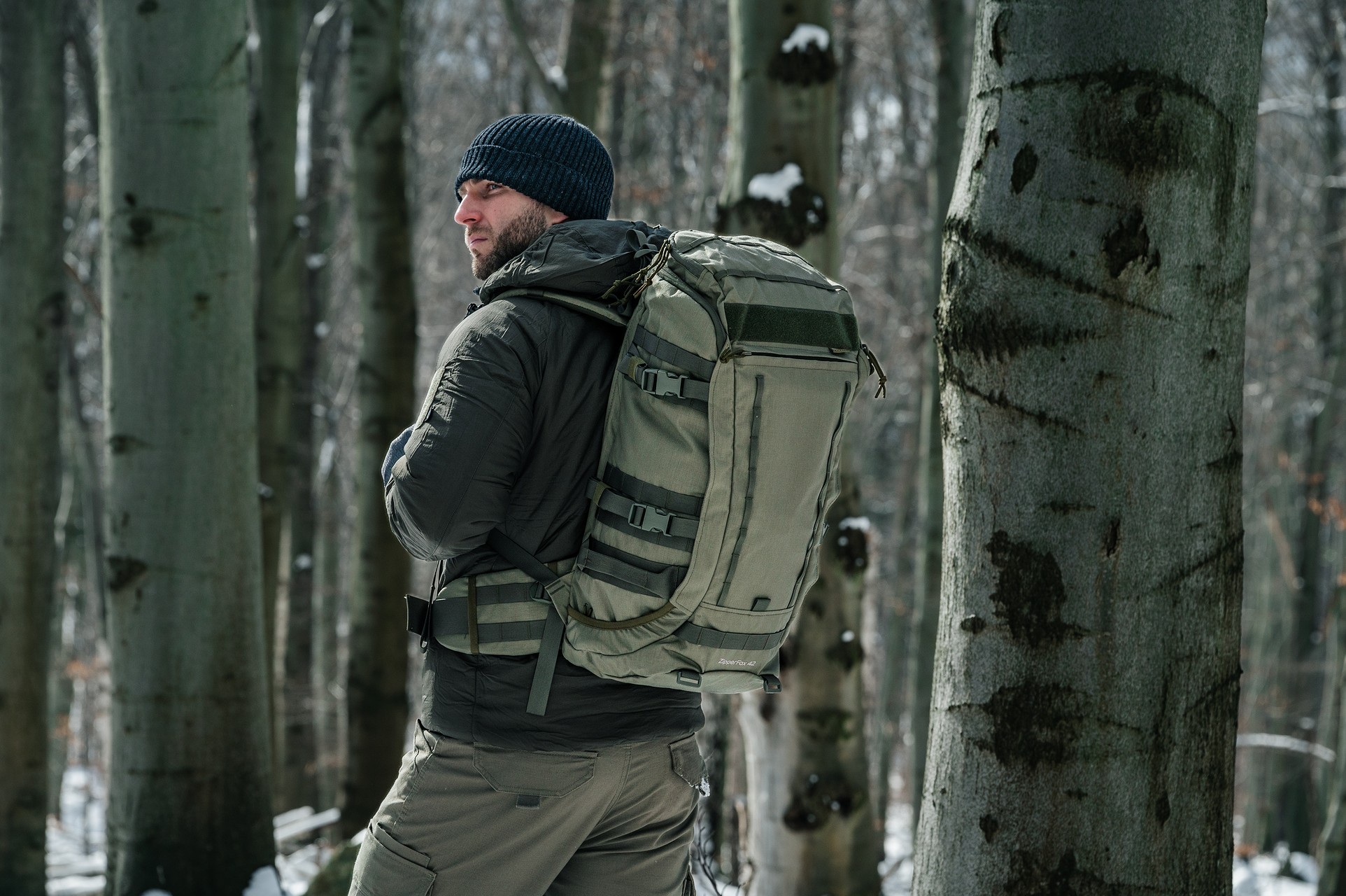 Rucsac Wisport Zipper Fox 42 40 l - RAL 7013