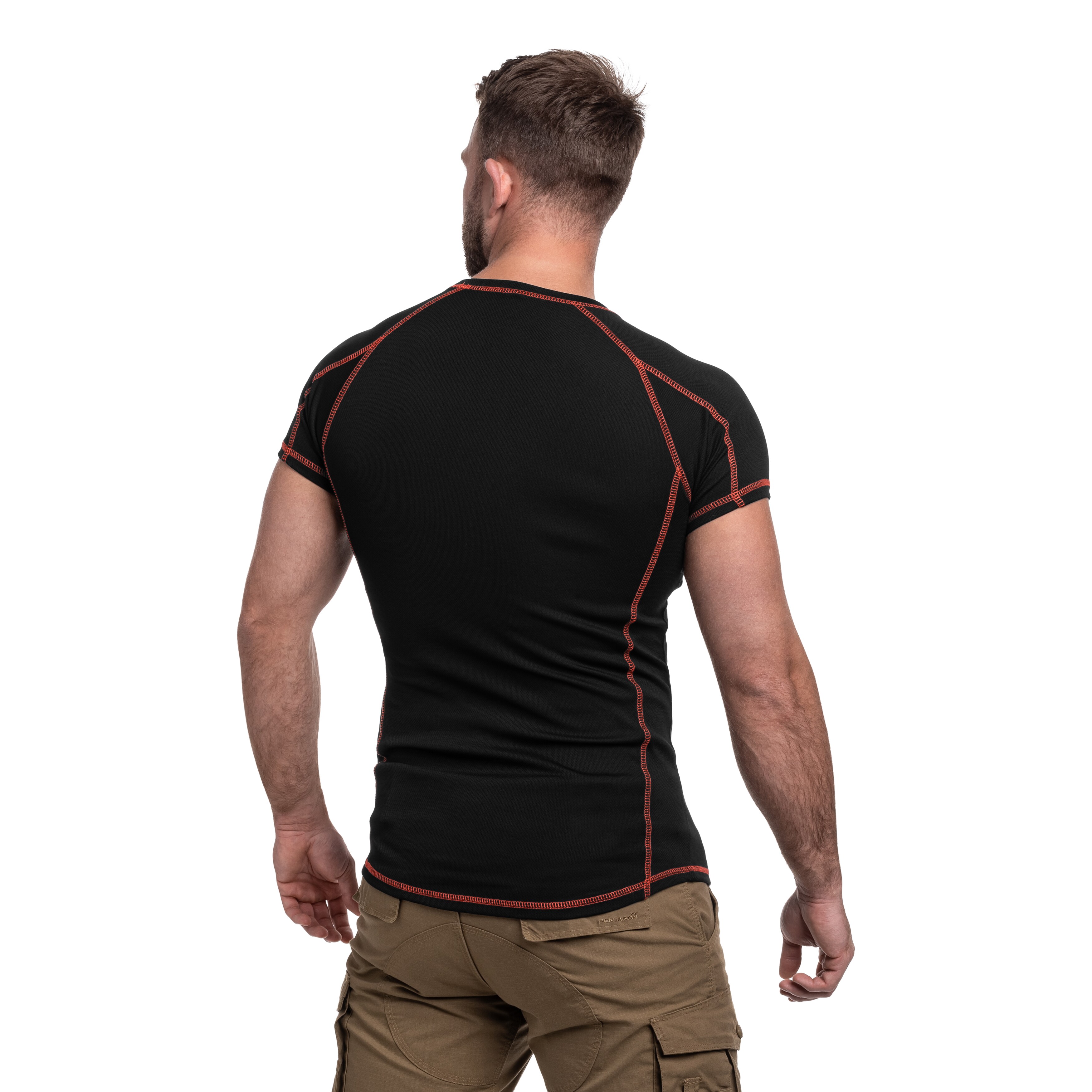 Tricou termoactiv Highlander Outdoor Pro 120 Base Layer - Black