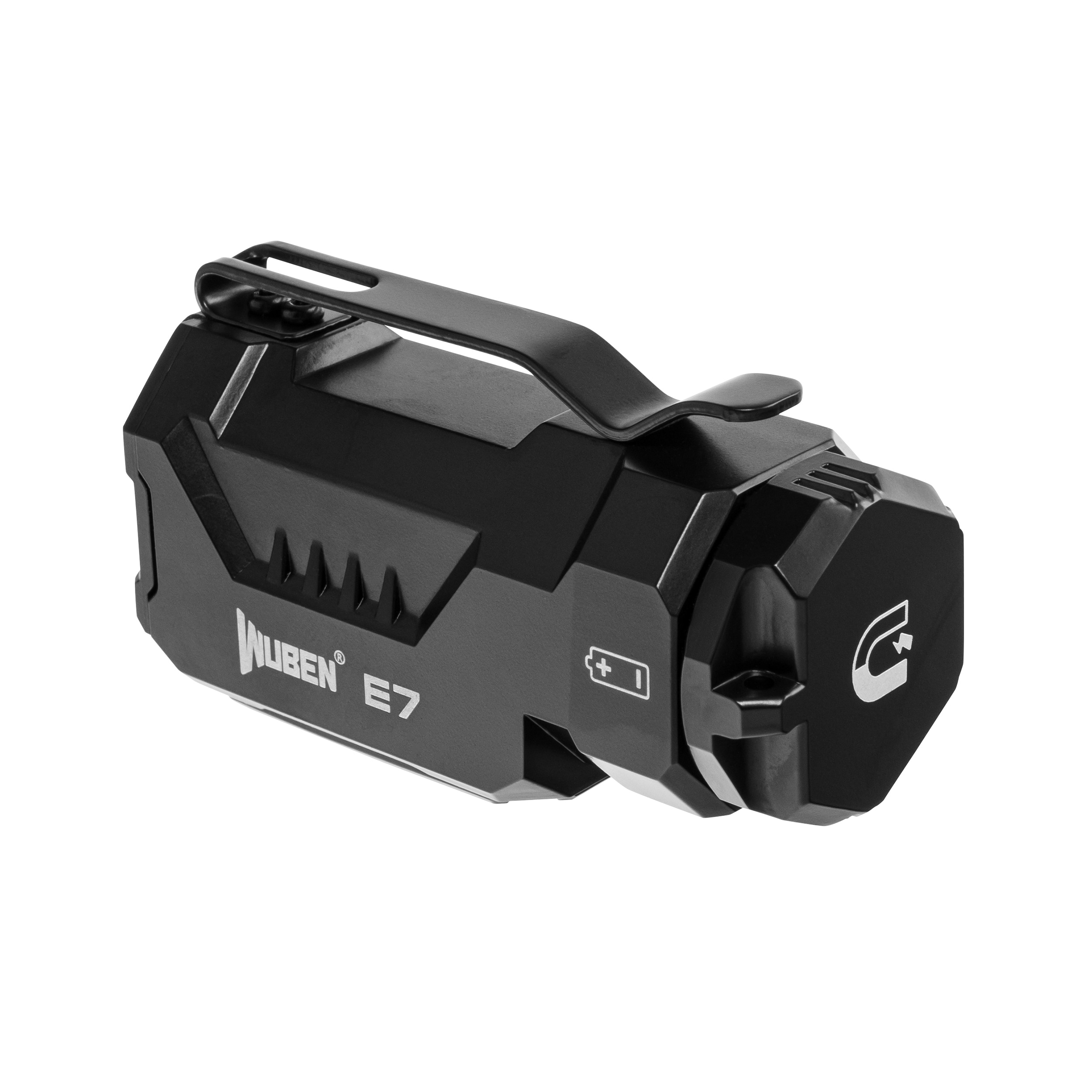 Lanternă Wuben E7 5000K Neagră - 1800 lumeni