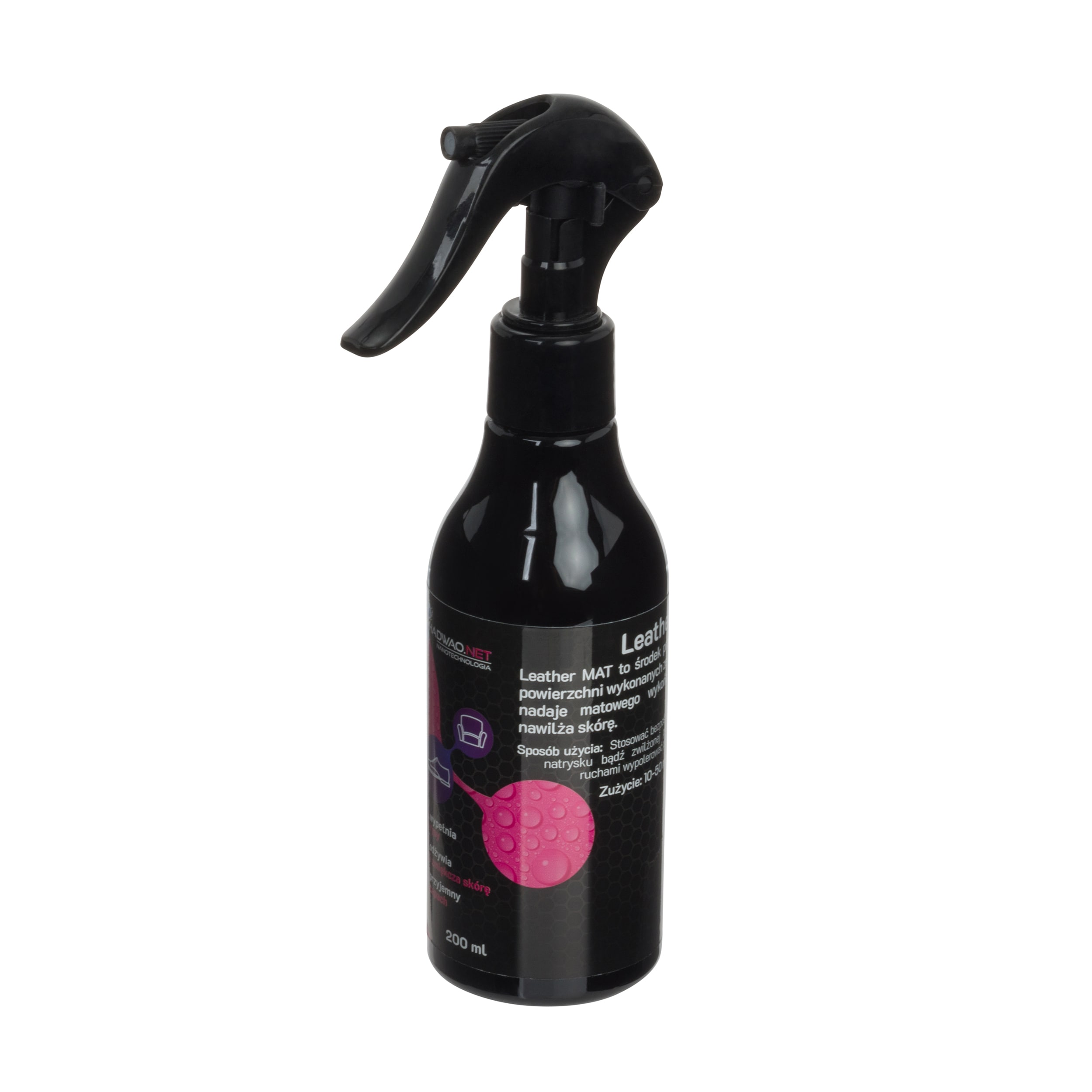 Soluție de impregnare Hadwao Leather Mat pentru îngrijirea pielii și a pielii ecologice 200 ml