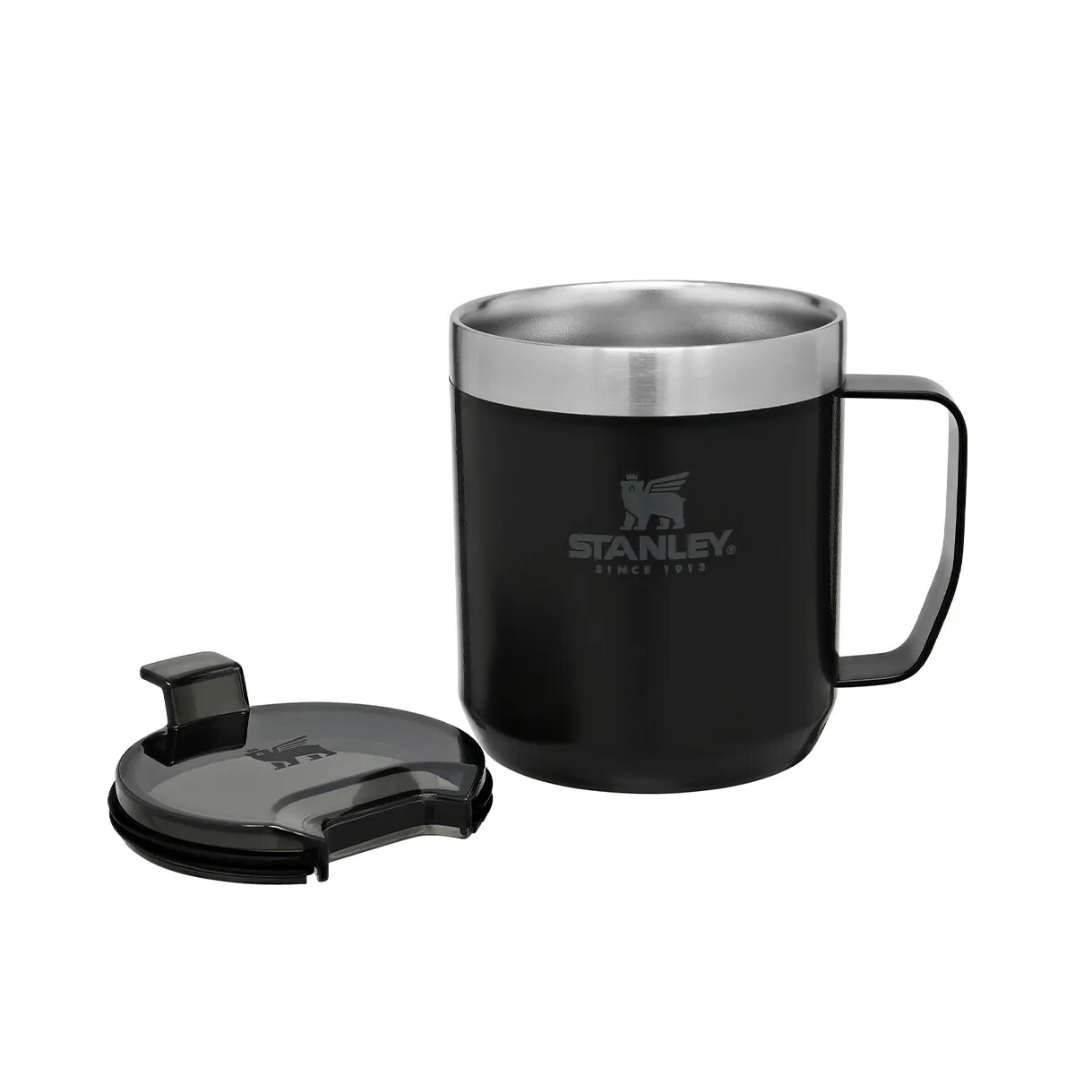 Cană termică Stanley Legendary Classic Camp Mug 350 ml - Matte Black Pebble