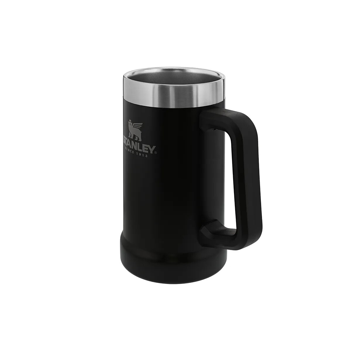 Cană termică Stanley Adventure Big Grip Beer Stein 700 ml - Matte Black Pebble