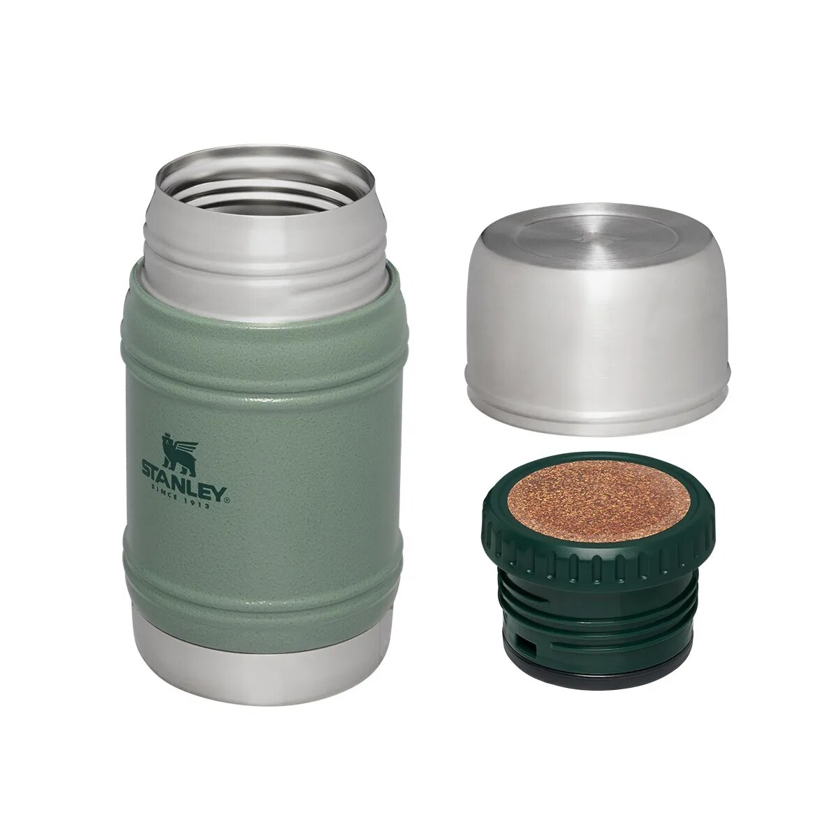Termos pentru mâncare Stanley Artisan Thermal Food Jar 500 ml - Hammertone Green
