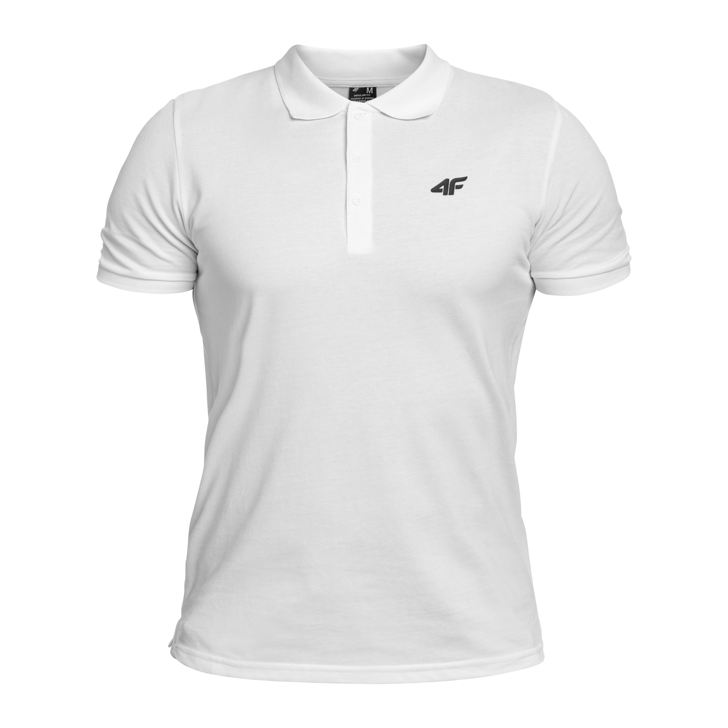 Tricou polo 4F M366 - Alb