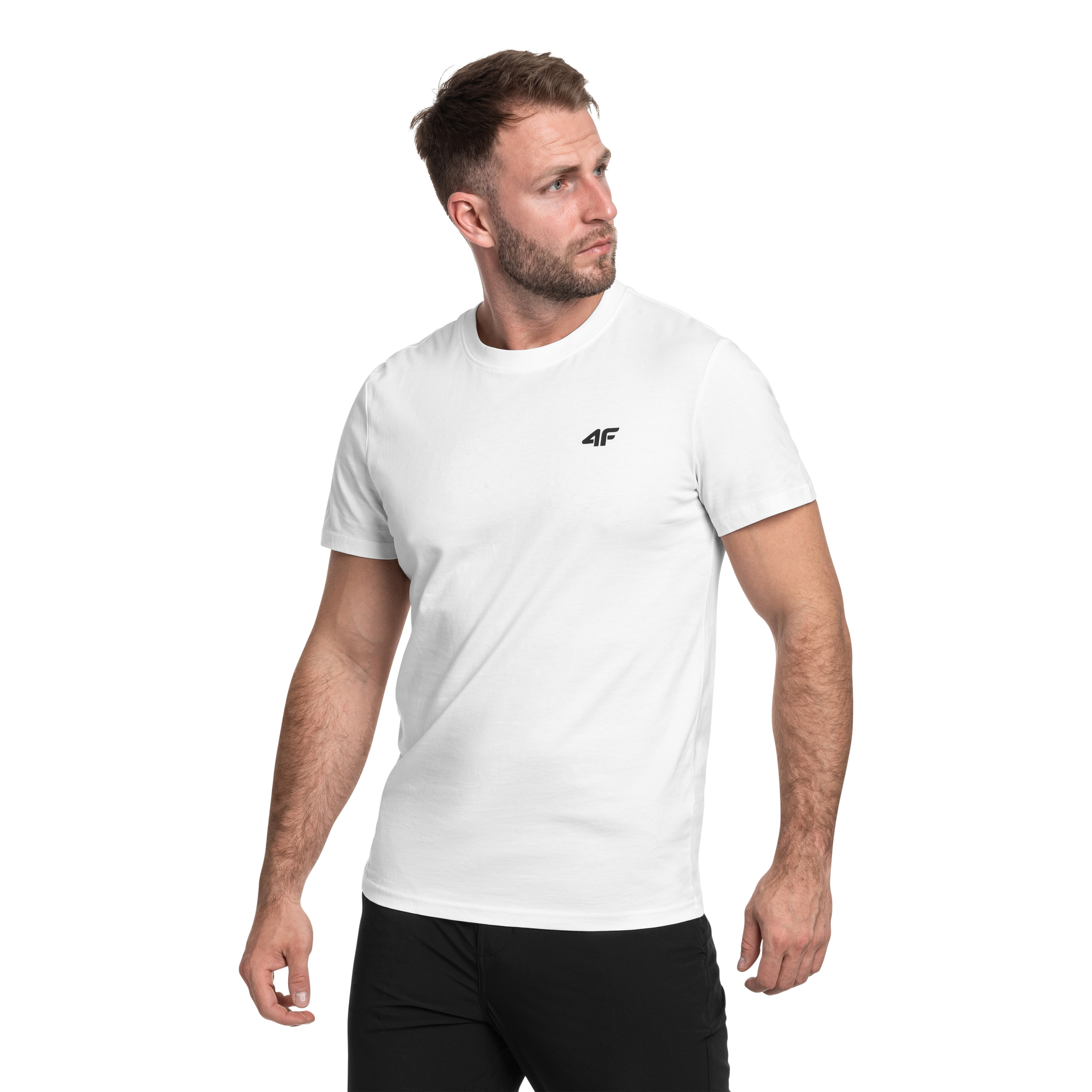Tricou 4F M2256 - Alb