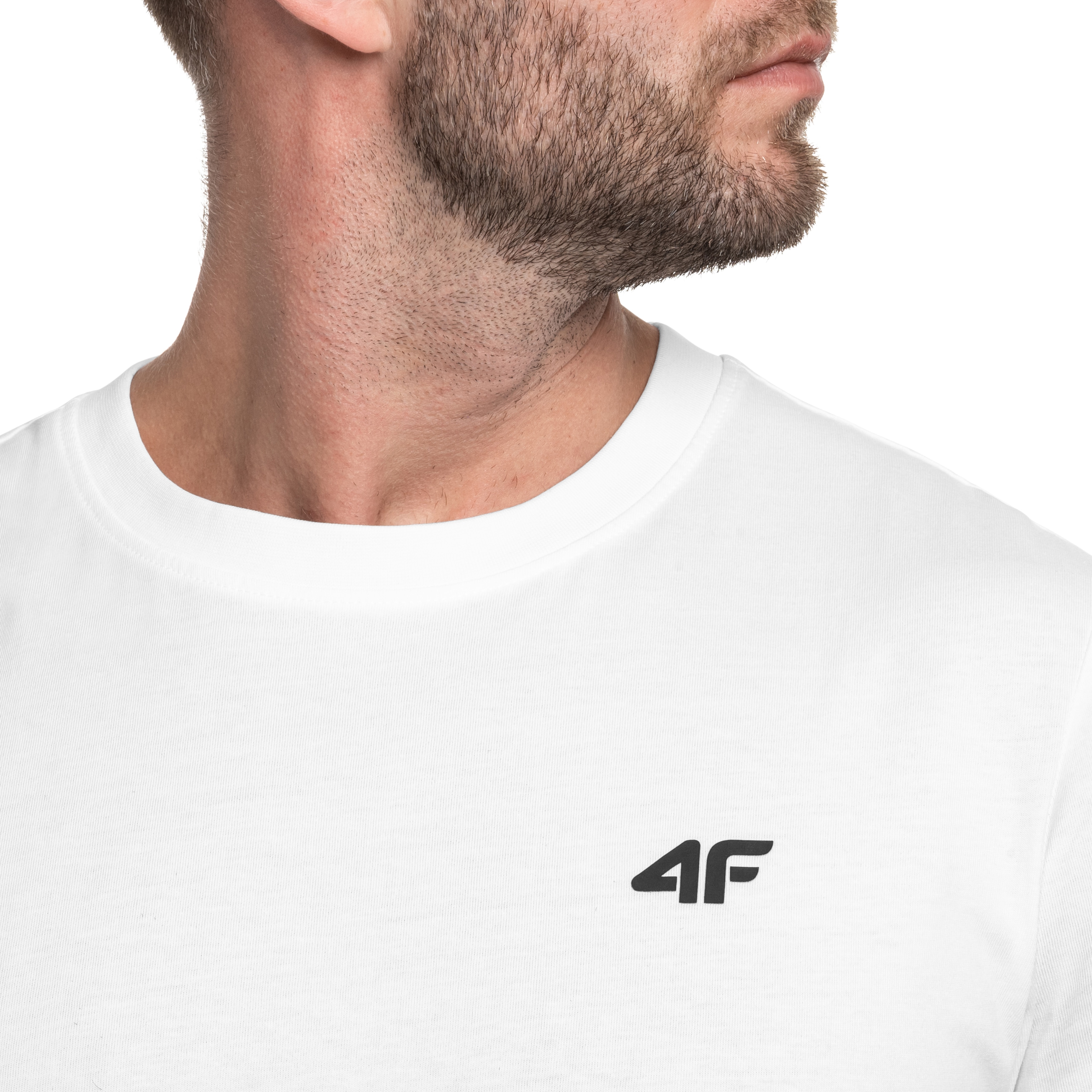 Tricou 4F M2256 - Alb