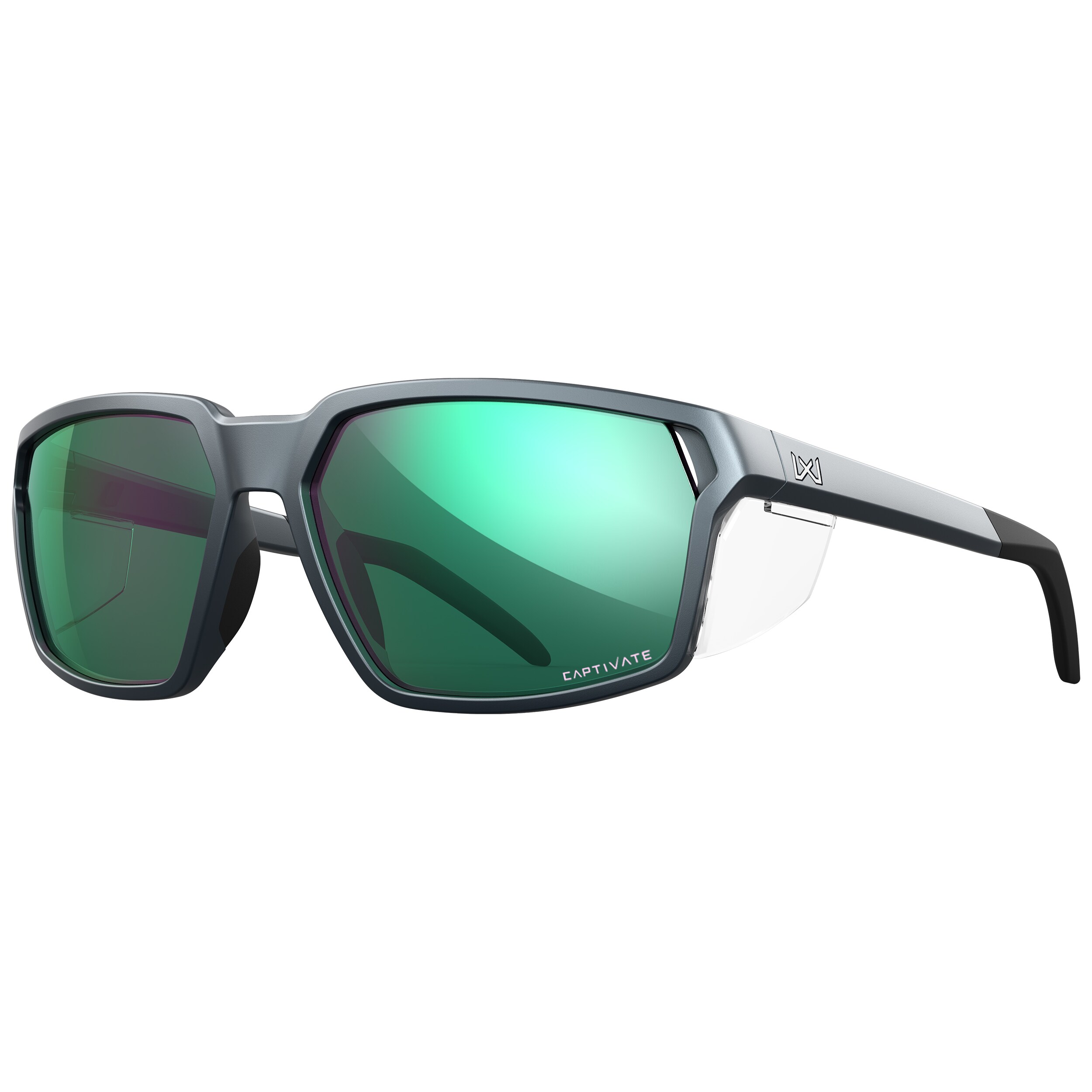 Ochelari tactici Wiley X Sierra - Captivate Polarized Green Mirror/Matte Graphite