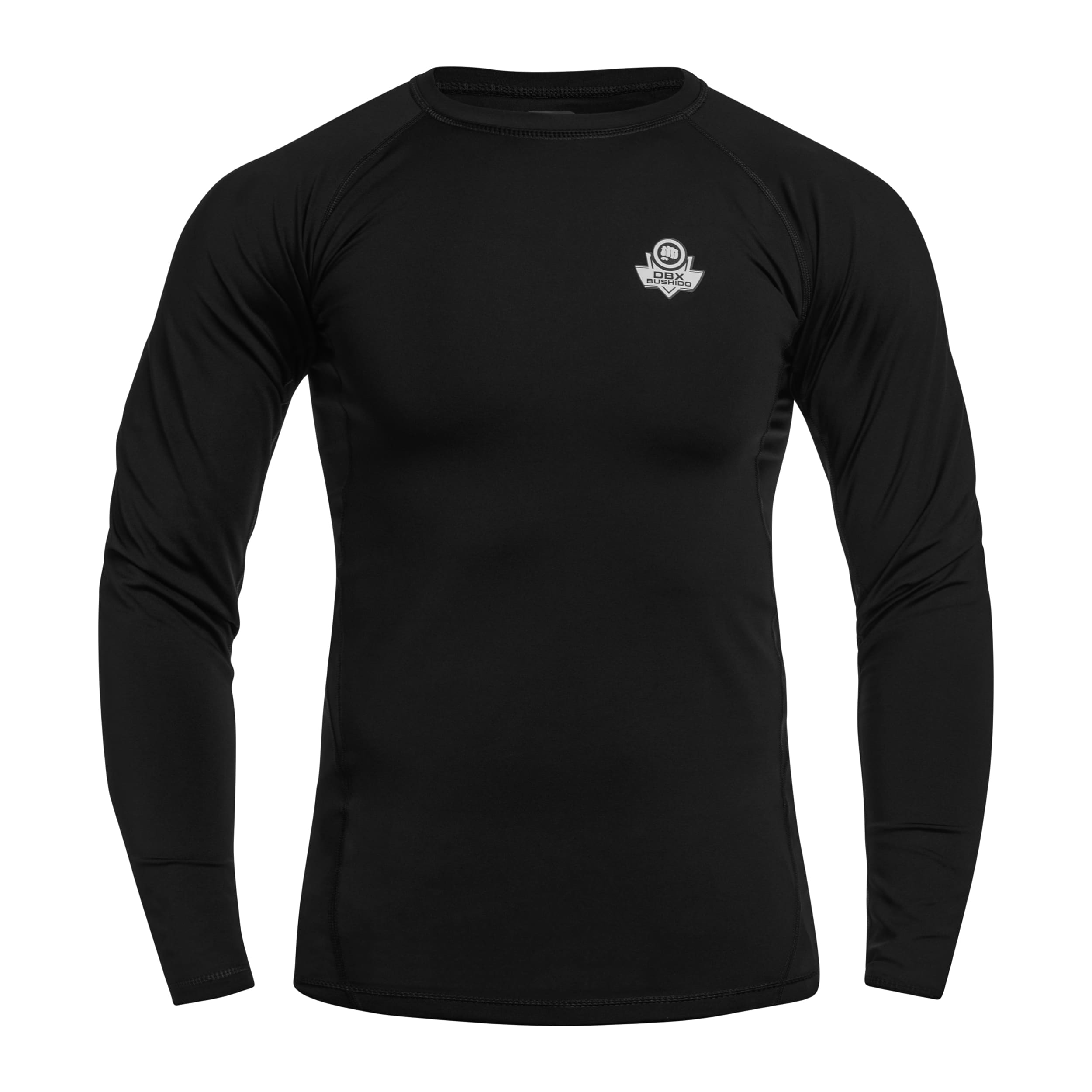 Tricou DBX Bushido Rashguard Long Sleeve Black RSL - Czarna