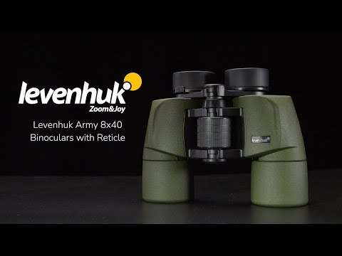 Binoclu Levenhuk Army 8x40 cu retic