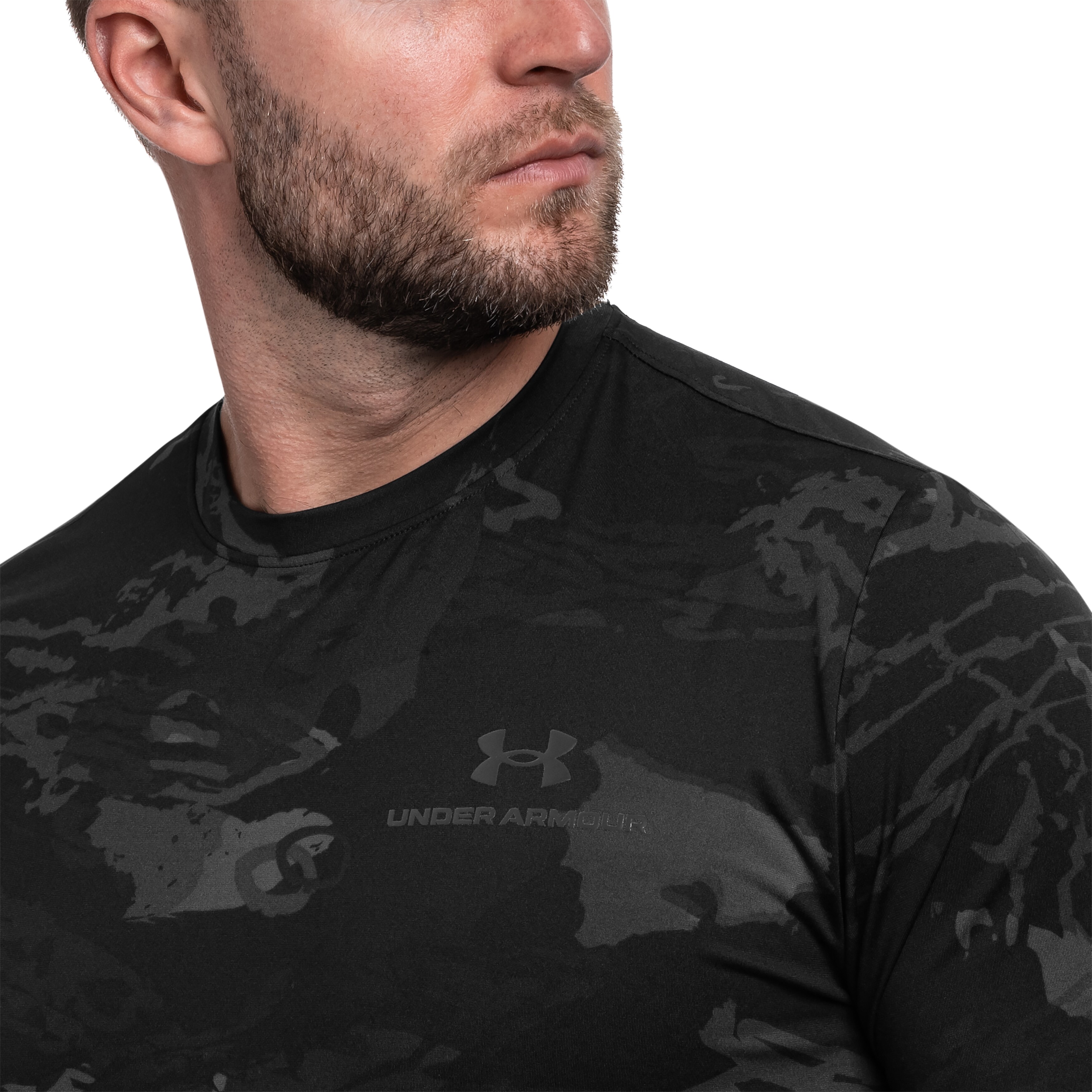 Tricou termoactiv Under Armour Vanish Energy Printed - Black/Anthracite
