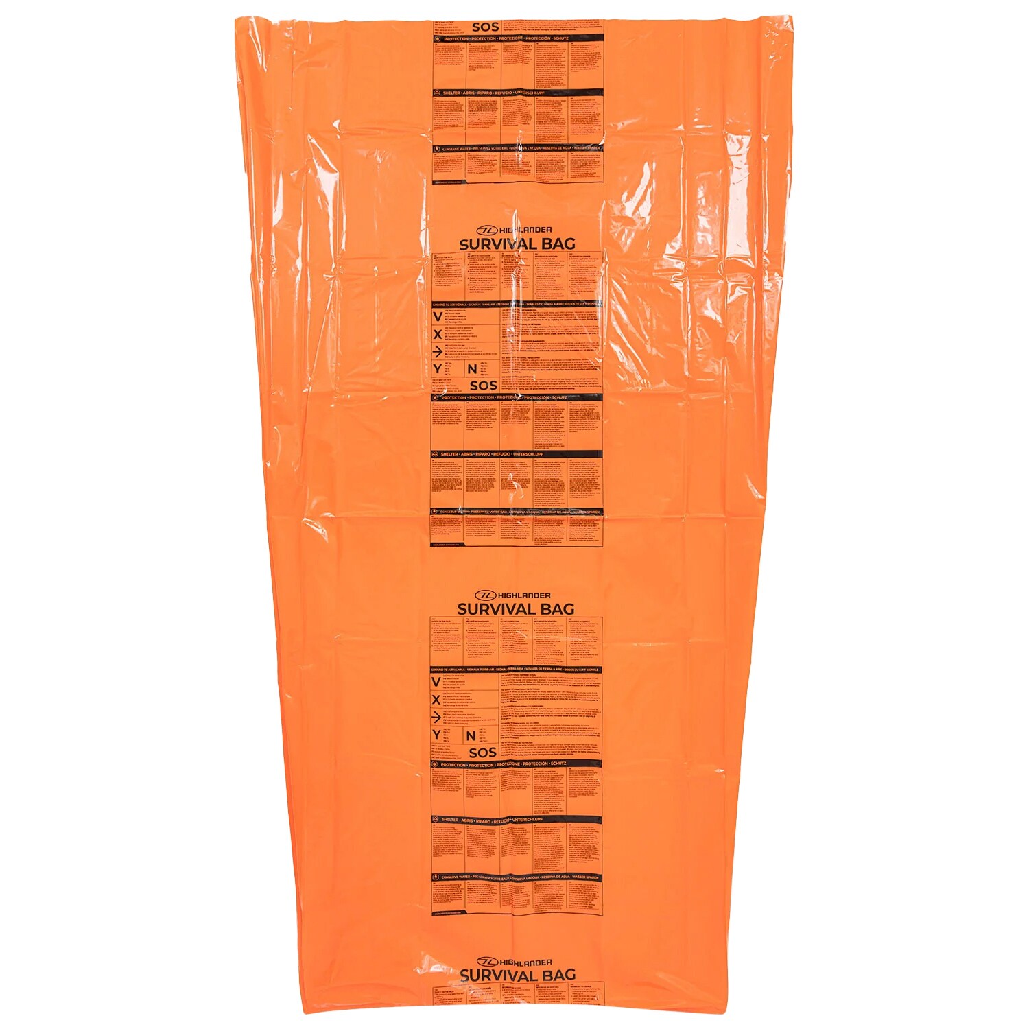 Sac de supravețuire Highlander Outdoor Bivibag Survival - Orange