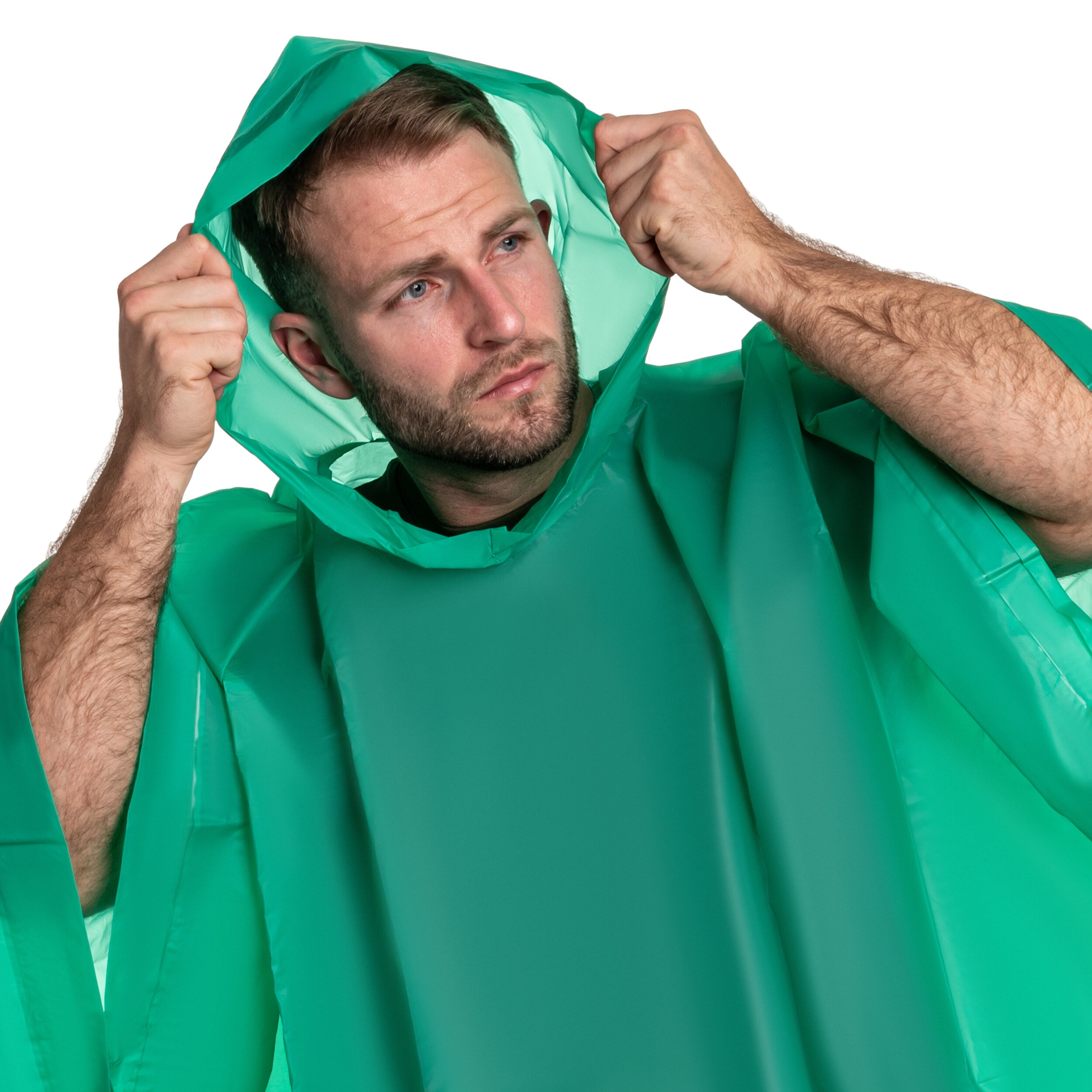 Poncho Highlander Outdoor PEVA - Green