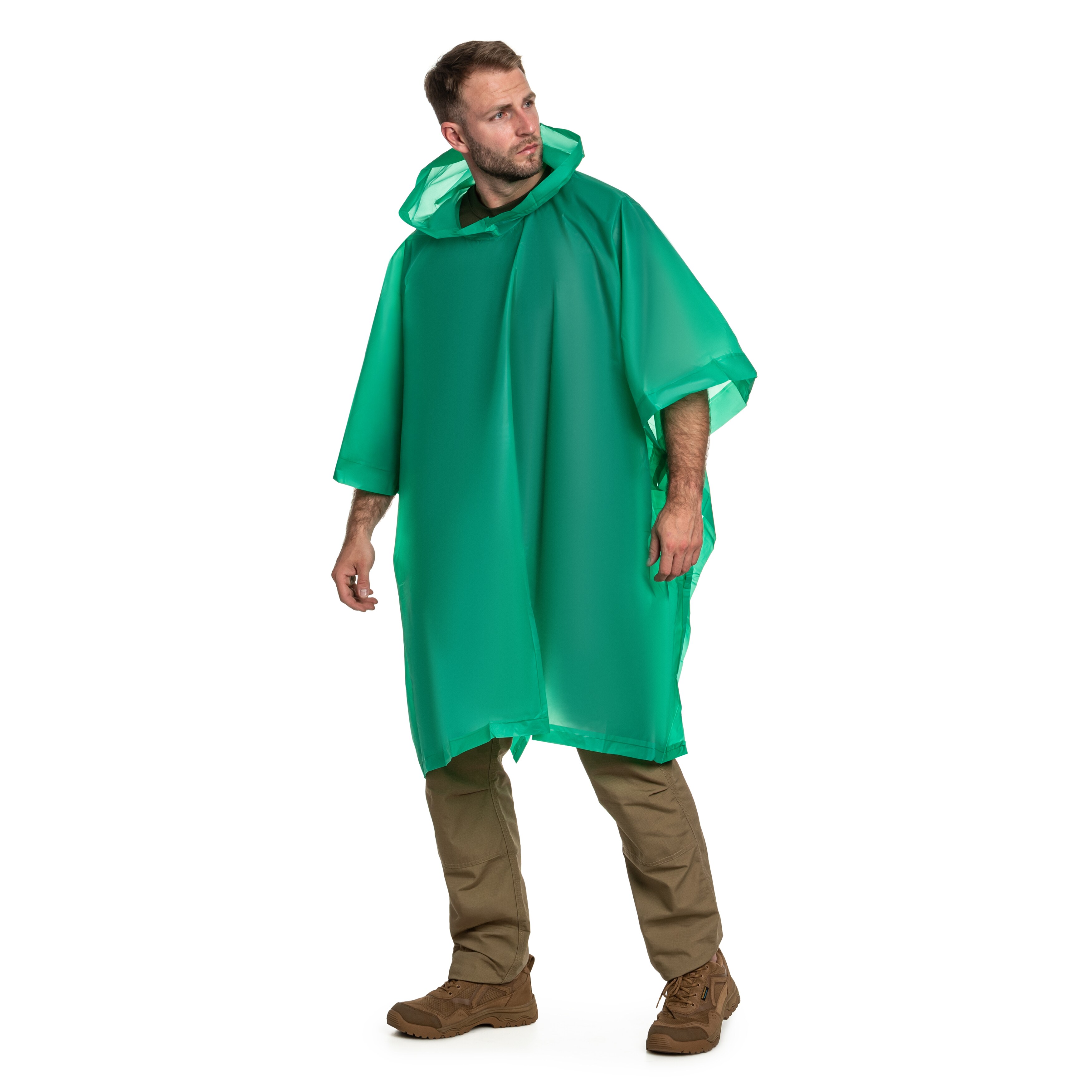 Poncho Highlander Outdoor PEVA - Green