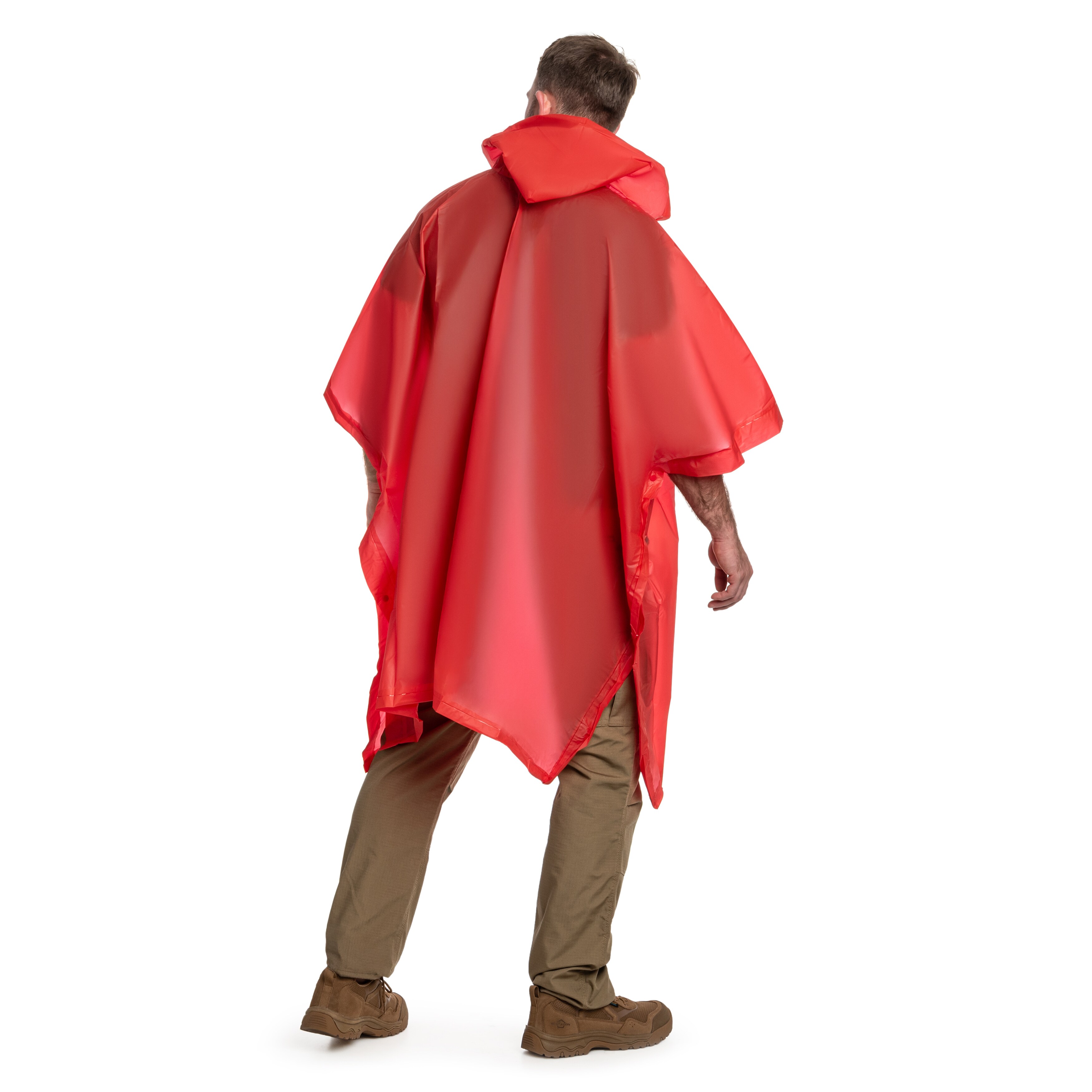 Poncho Highlander Outdoor PEVA - Red