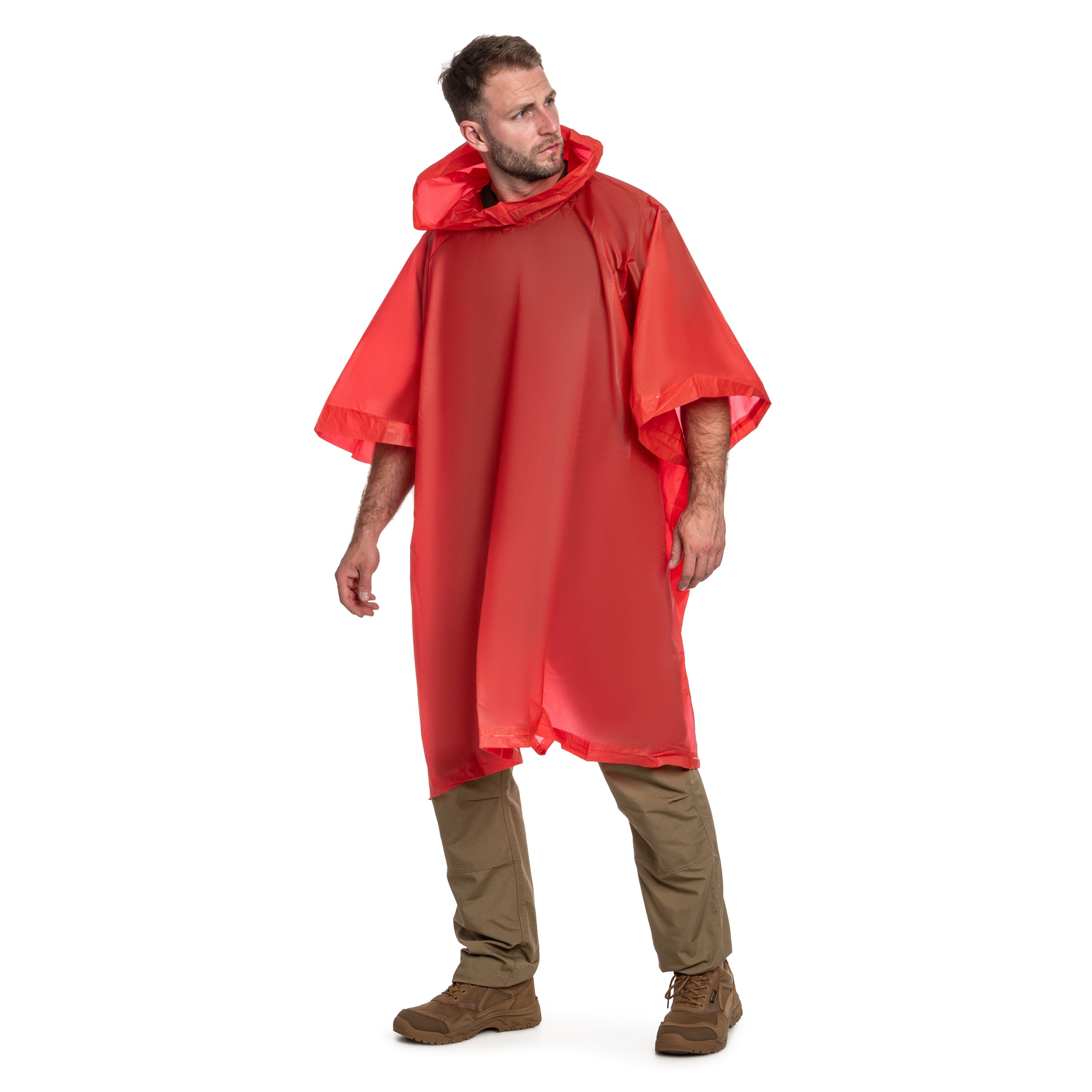 Poncho Highlander Outdoor PEVA - Red