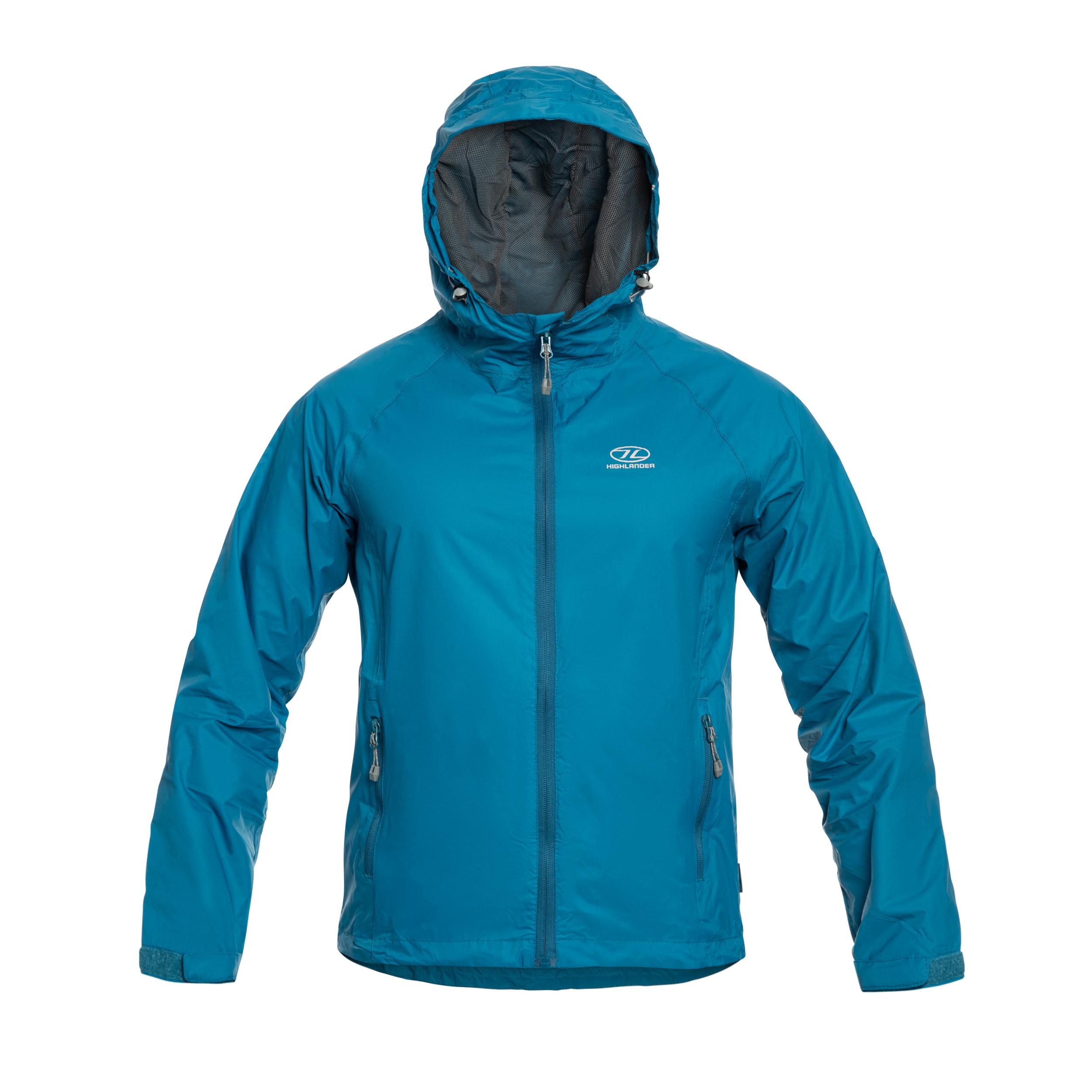 Jachetă Highlander Outdoor Stow & Go Pack Away - Petrol Blue