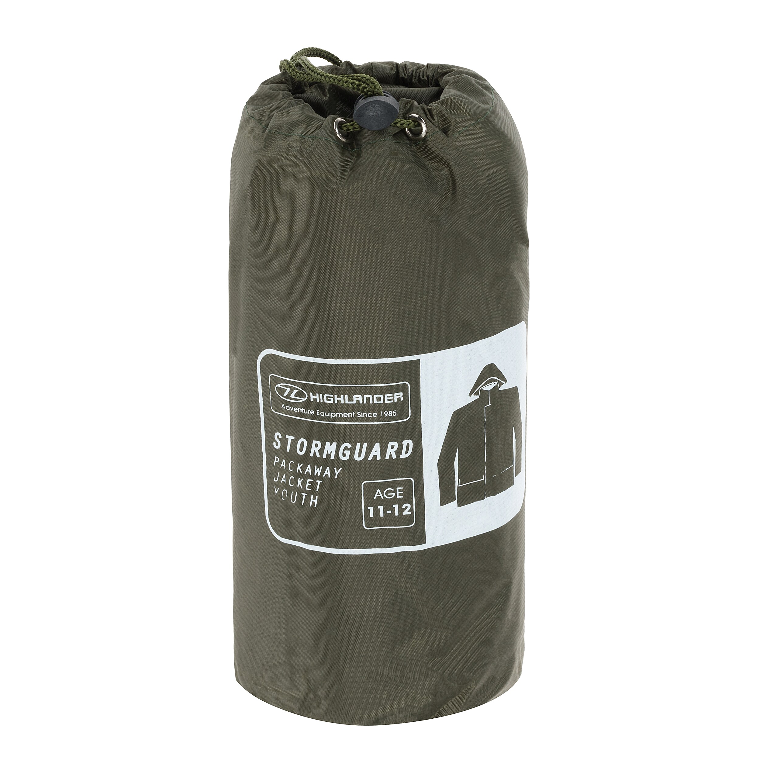Geacă pentru copii Highlander Outdoor Kids Stormguard V2 - Olive