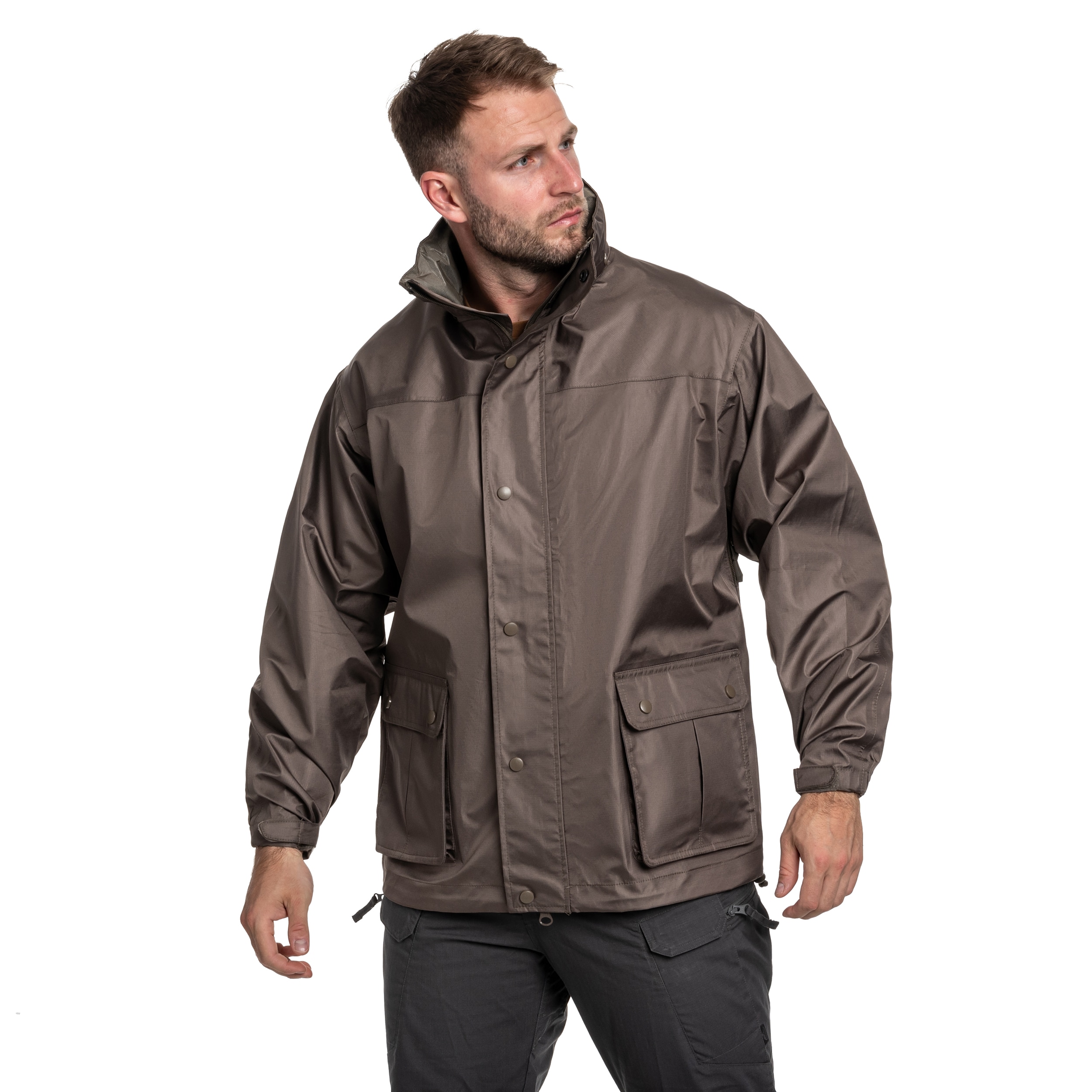 Jachetă Highlander Forces Tempest Waterproof - Ranger Green