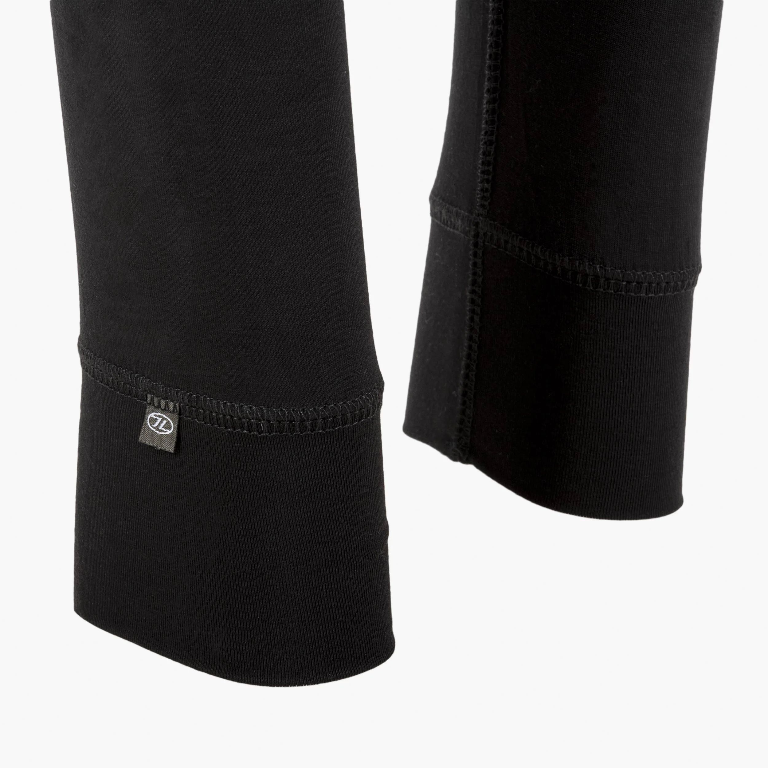 Colanți termoactivi Highlander męskie Bambo 190 TOP - Black