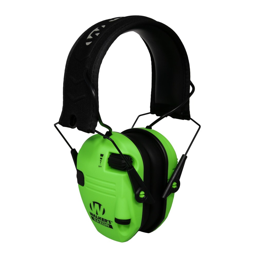 Protecție auditivă activă Walker's Razor Slim Electronic Muffs - Hi-Viz Green
