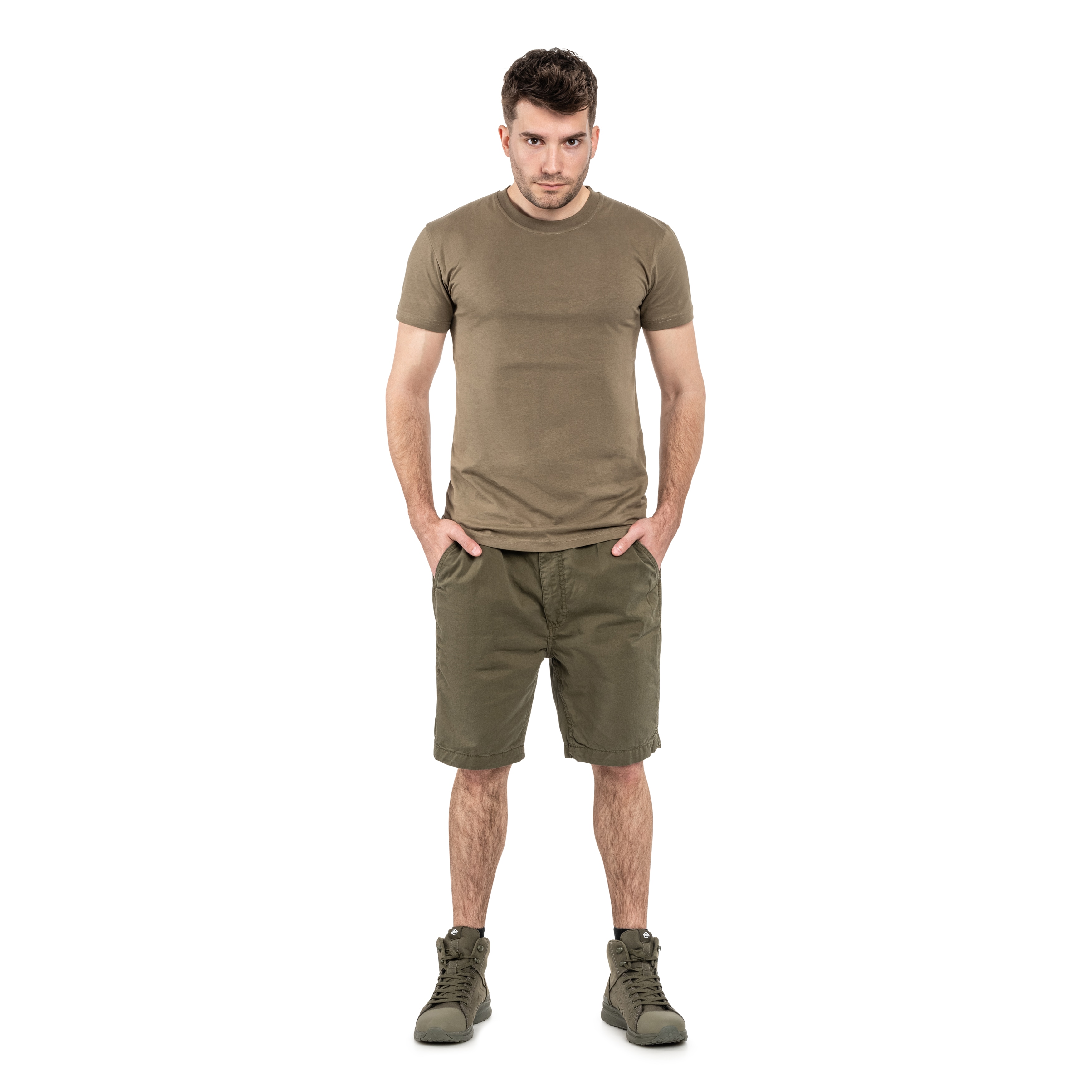 Pantaloni scurți Alpha Industries Basic Cotton Short - Dark Olive