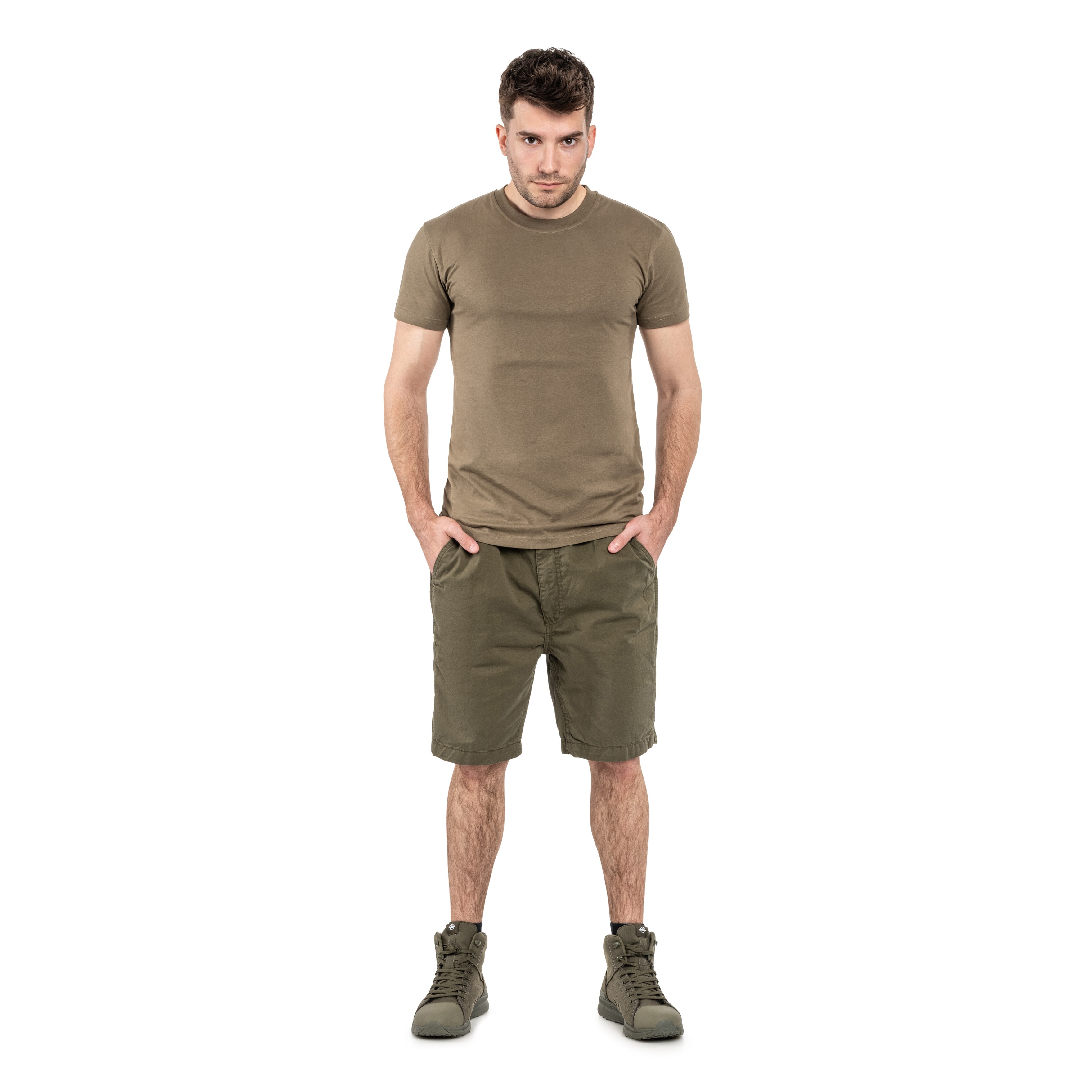 Pantaloni scurți Alpha Industries Basic Cotton Short - Dark Olive