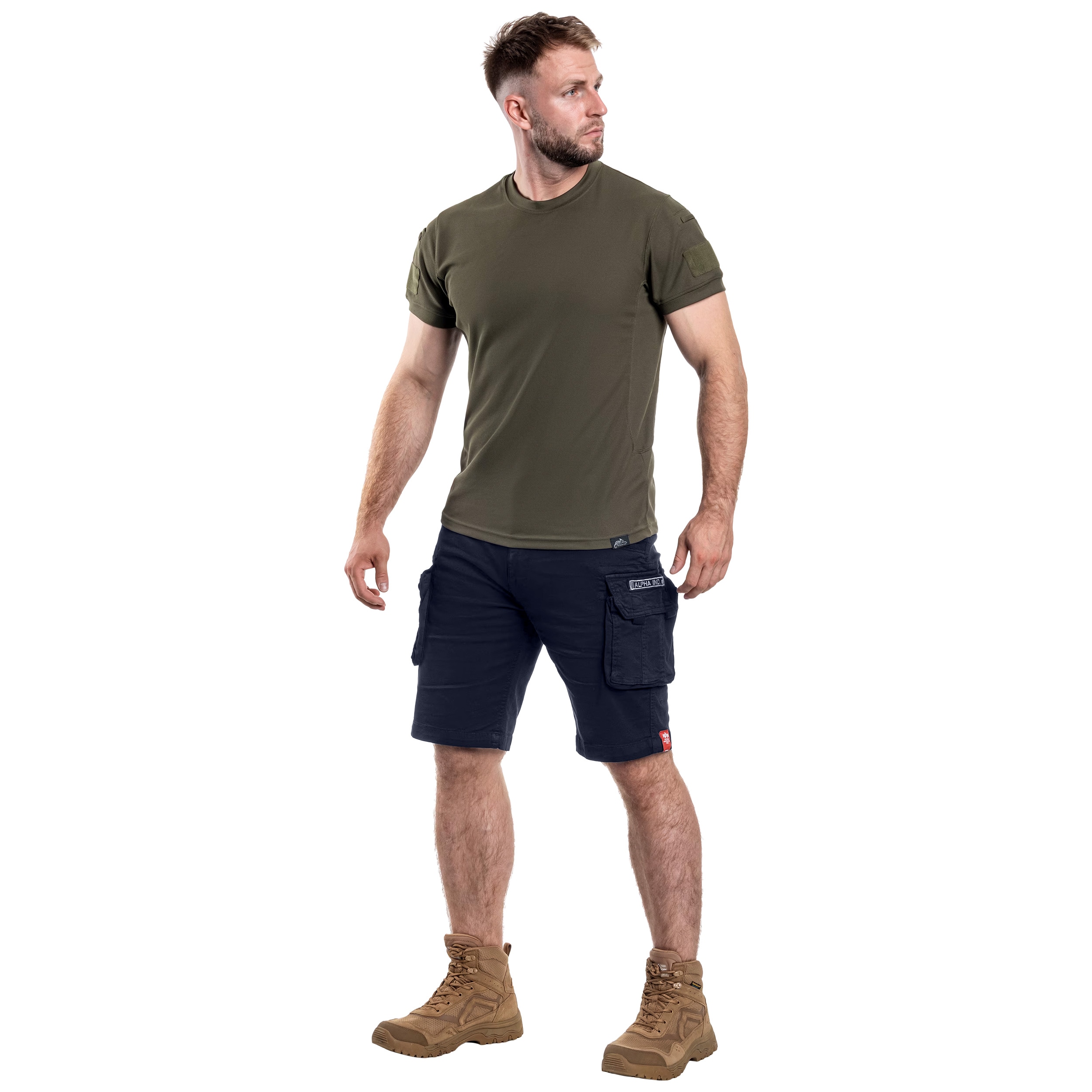 Pantaloni scurți Alpha Industries Crew Short - Replica Blue