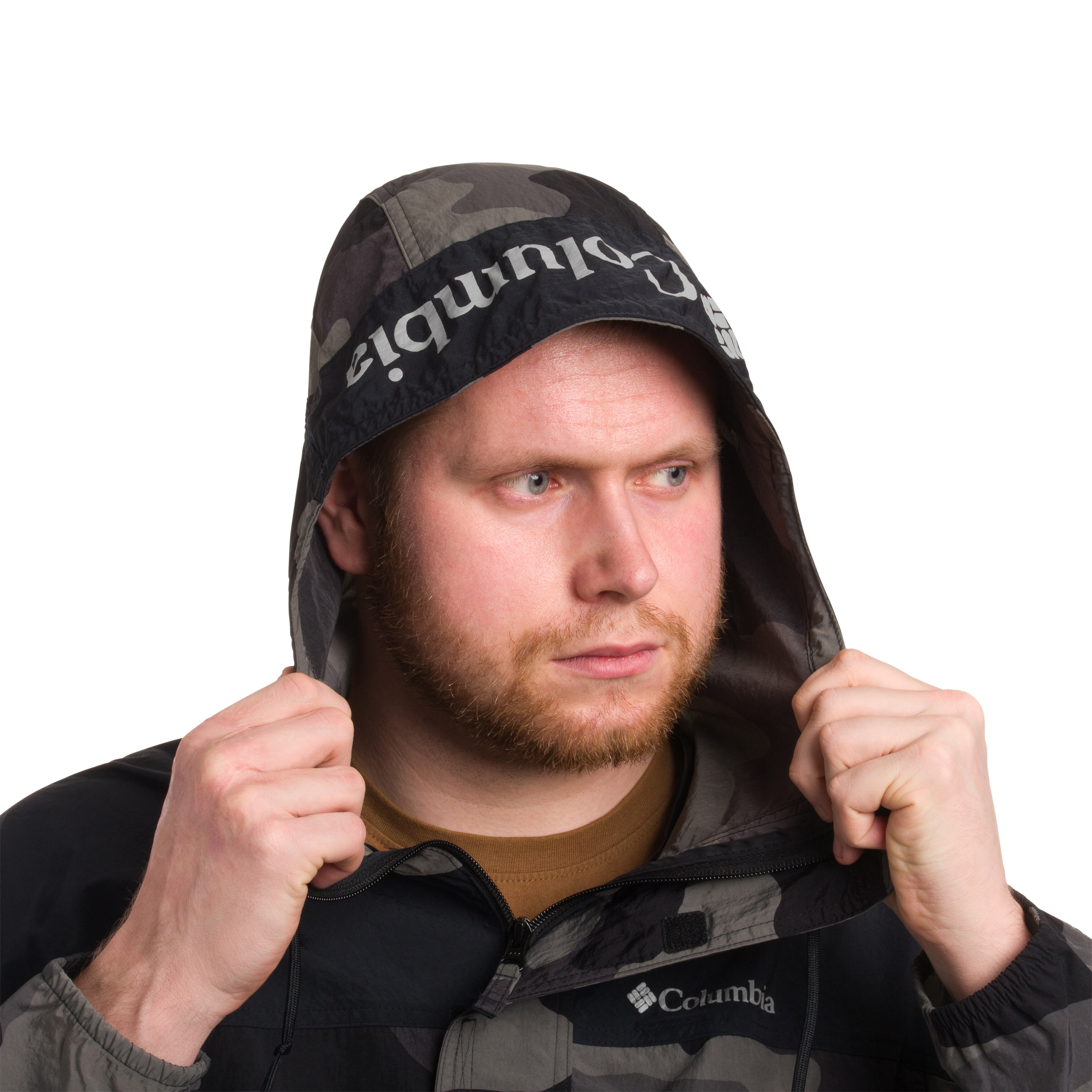 Jachetă Columbia Challenger II Printed Windbreaker - Black Mod Camo/Black