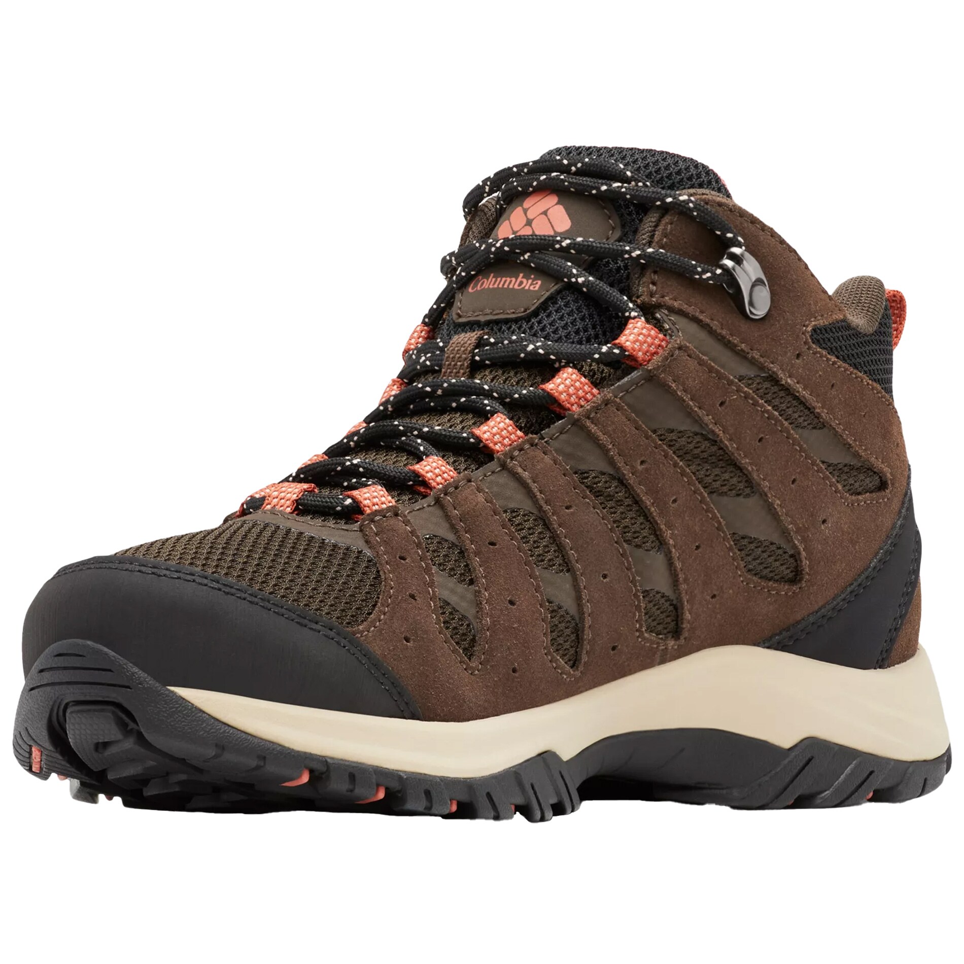 Încălțăminte de damă Columbia Redmond III MID Waterproof - Cordovan/Dark Coral