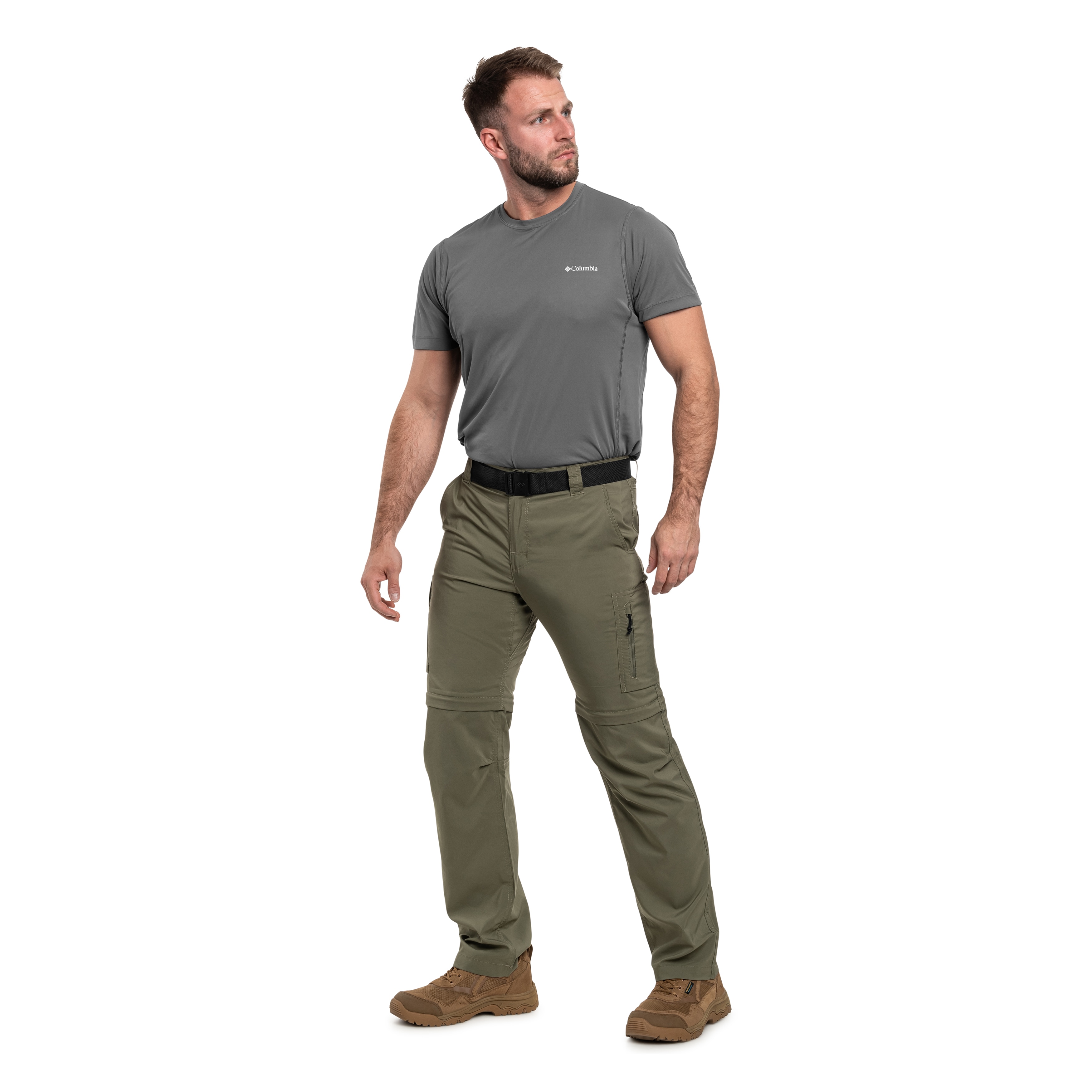 Pantaloni Columbia Silver Ridge Utility Convertible Pants - Stone Green