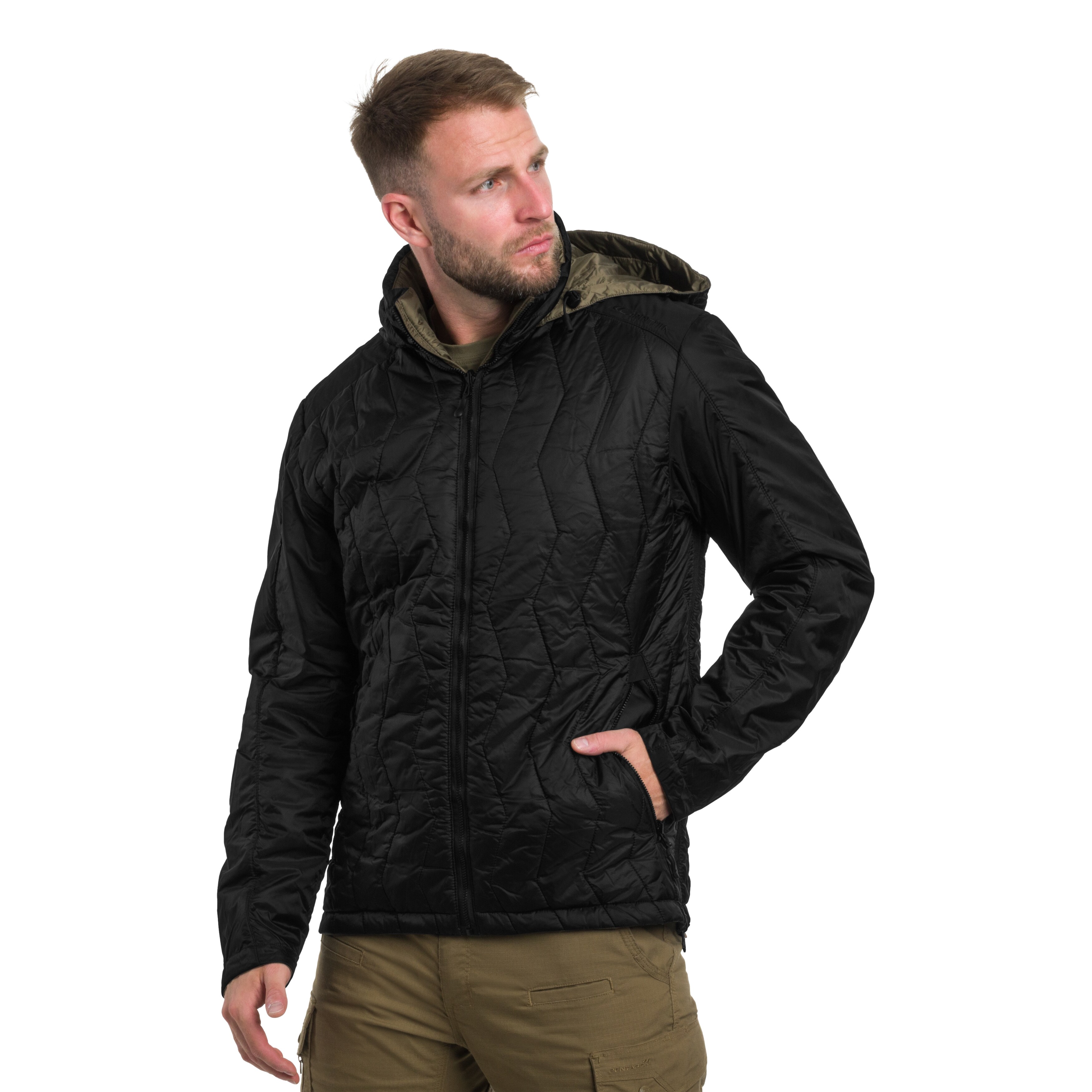 Jachetă Carinthia G-LOFT T2D Jacket - Black Olive
