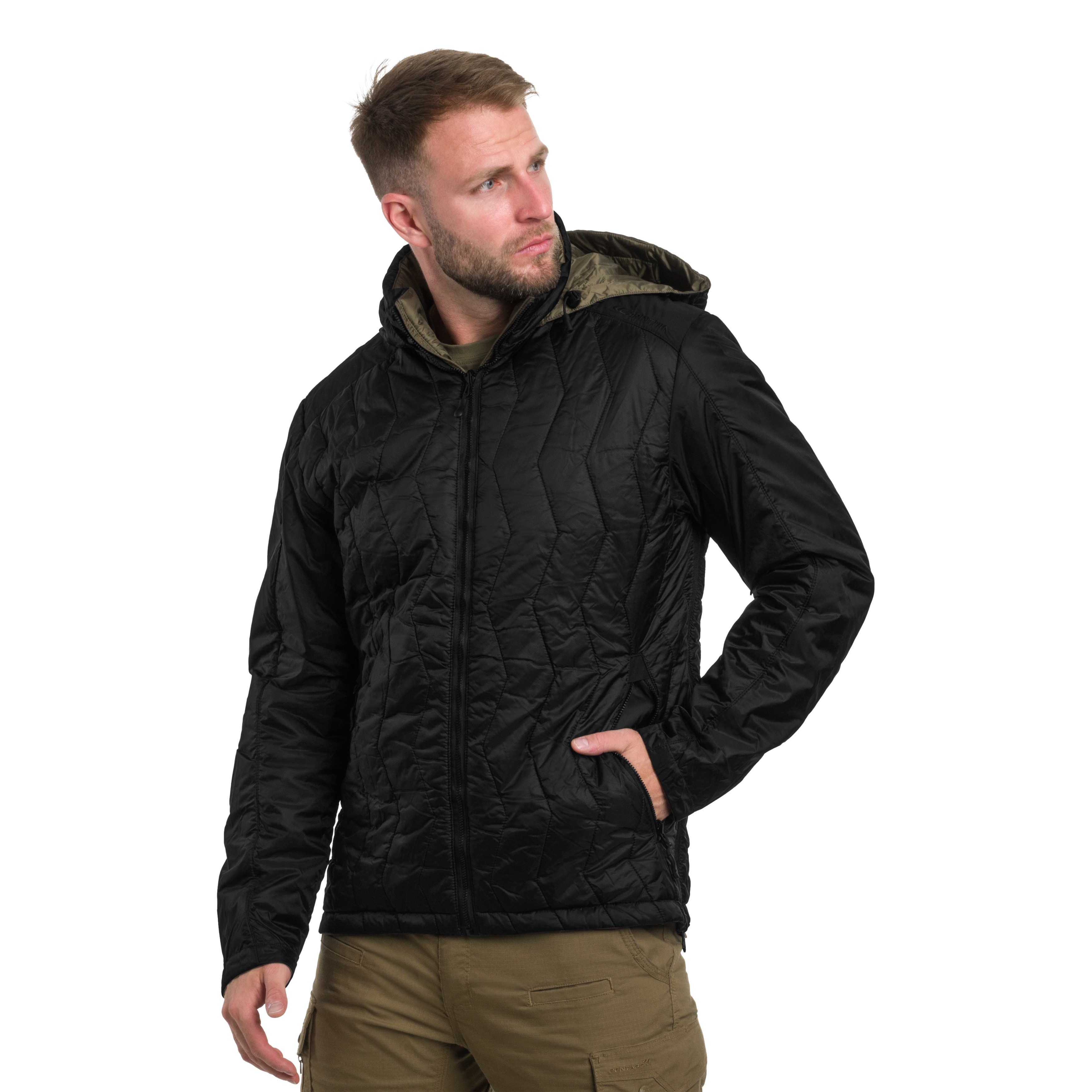Jachetă Carinthia G-LOFT T2D Jacket - Black Olive