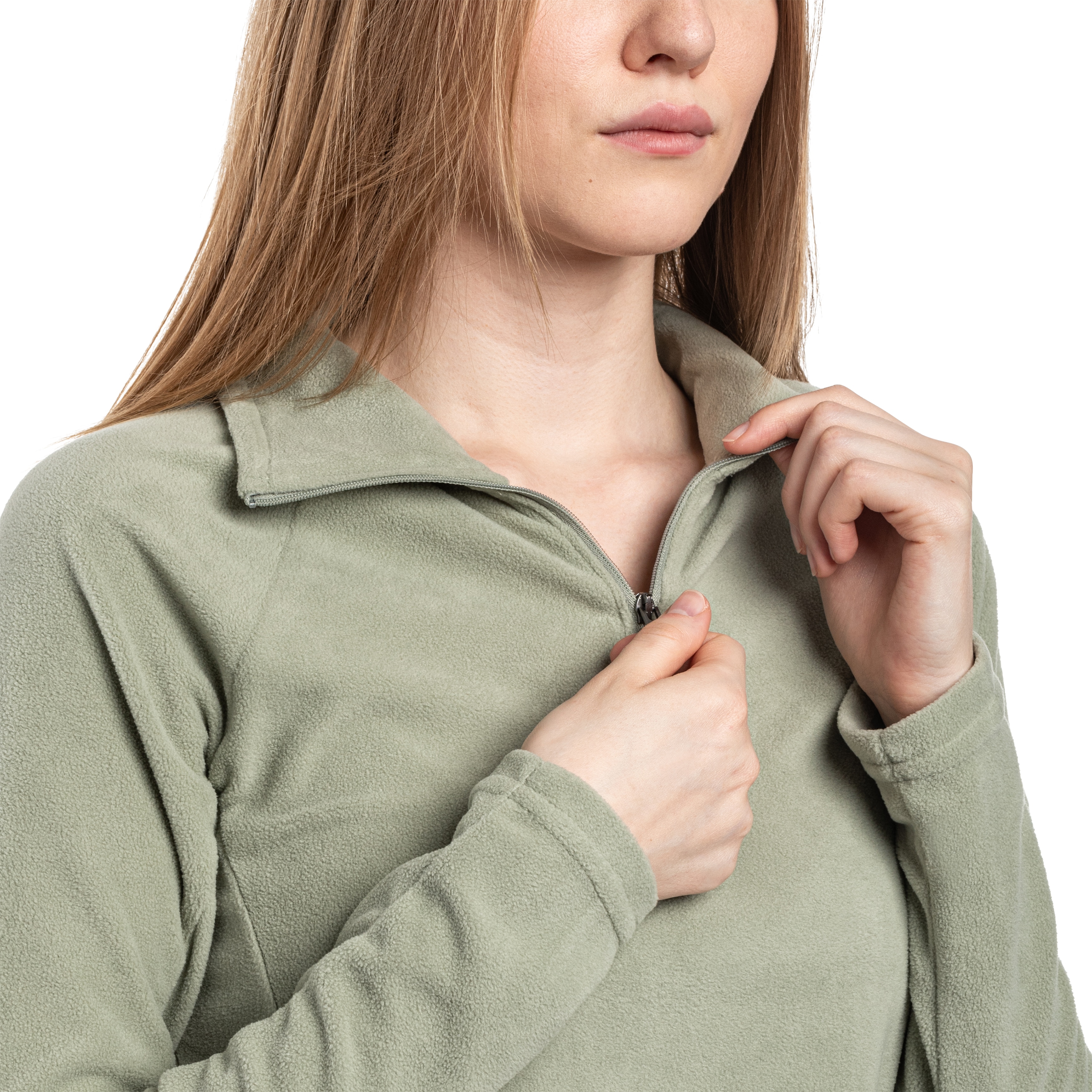 Bluză polar de damă Columbia Glacial IV Half Zip - Safari