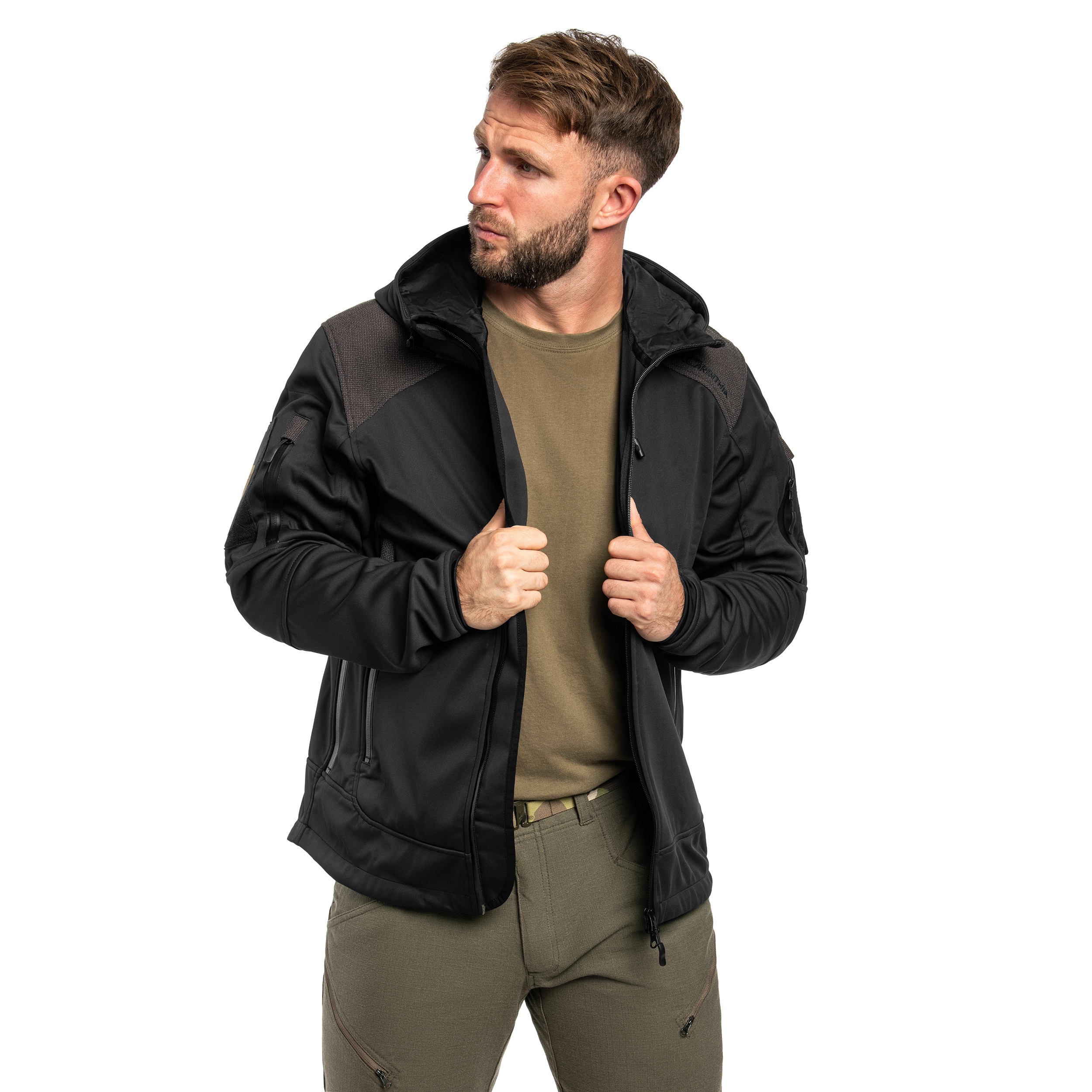 Jachetă Carinthia Softshell Special Forces - Black