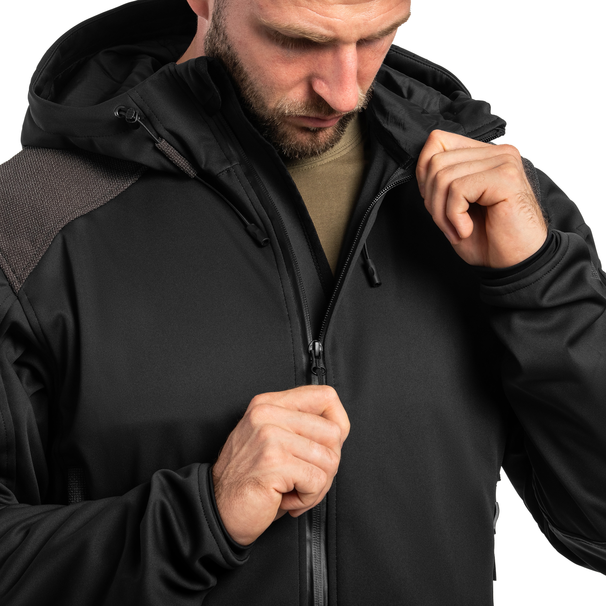 Jachetă Carinthia Softshell Special Forces - Black
