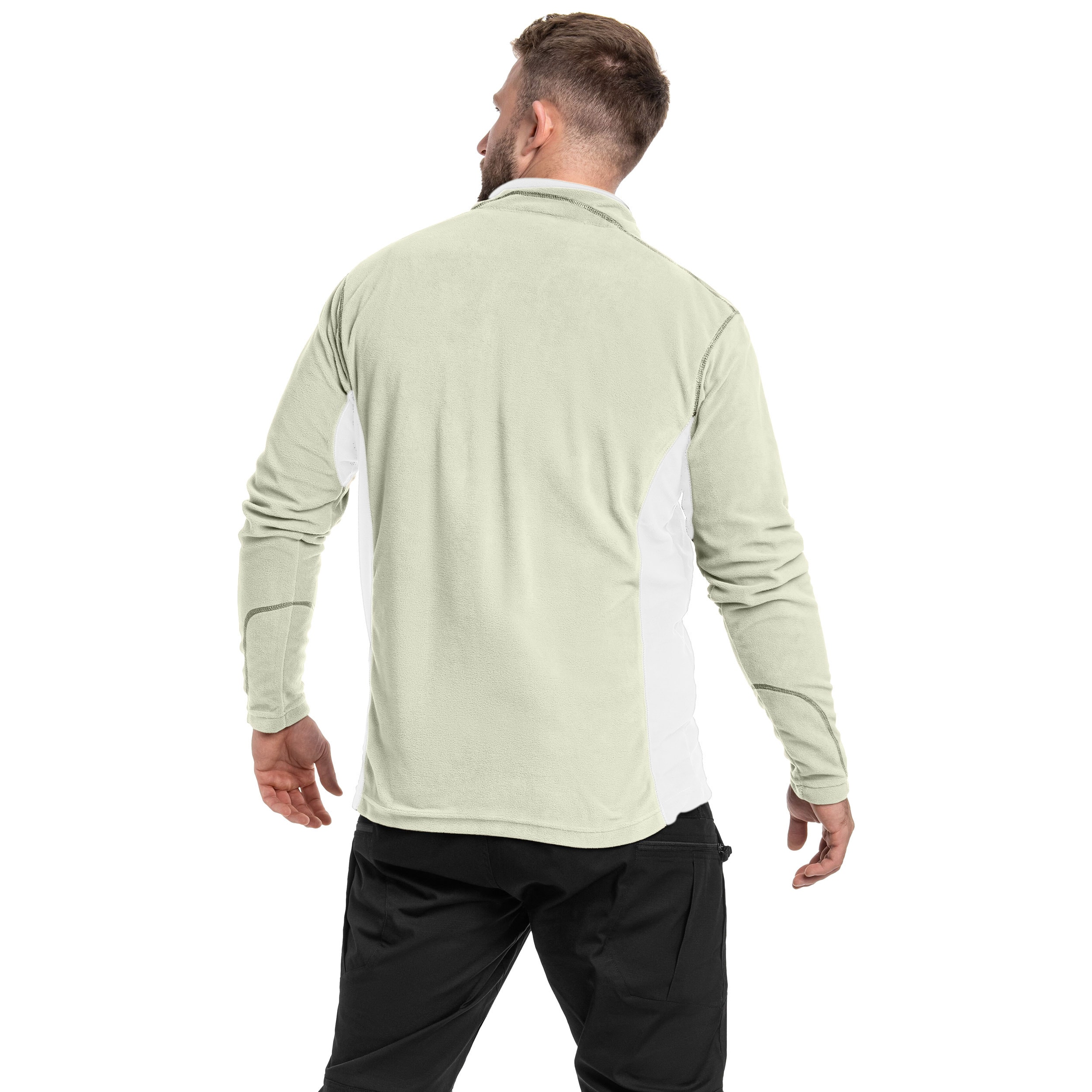 Bluză polar Columbia Klamath Range II Half Zip - Safari/Dark Stone