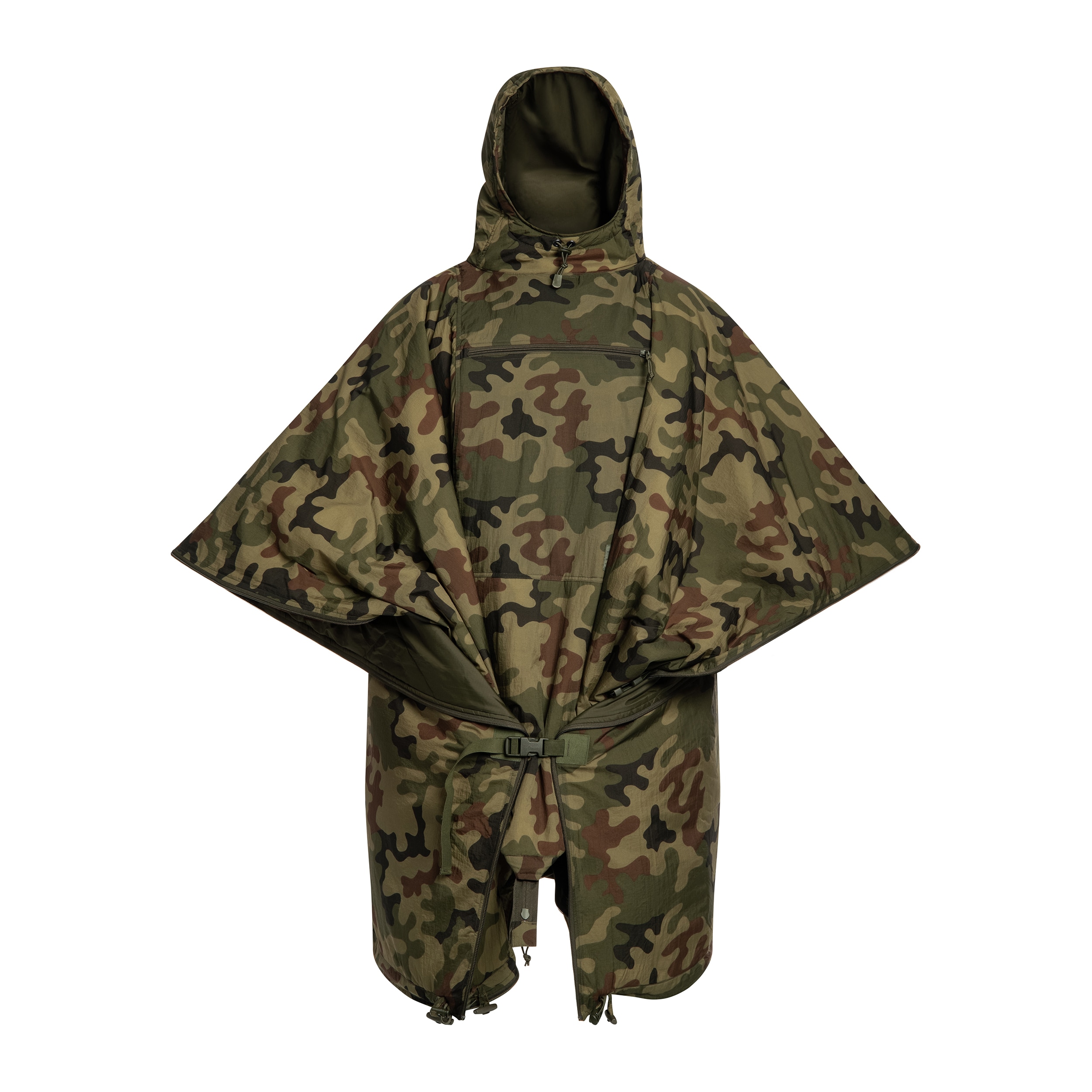 Poncho Helikon-Tex Swagman Roll Climashield Apex cu funcția de sac de dormit - wz.93 Pantera PL Woodland