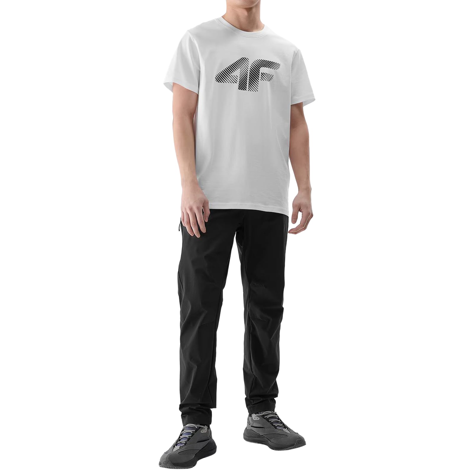 Tricou 4F M2257  - Alb