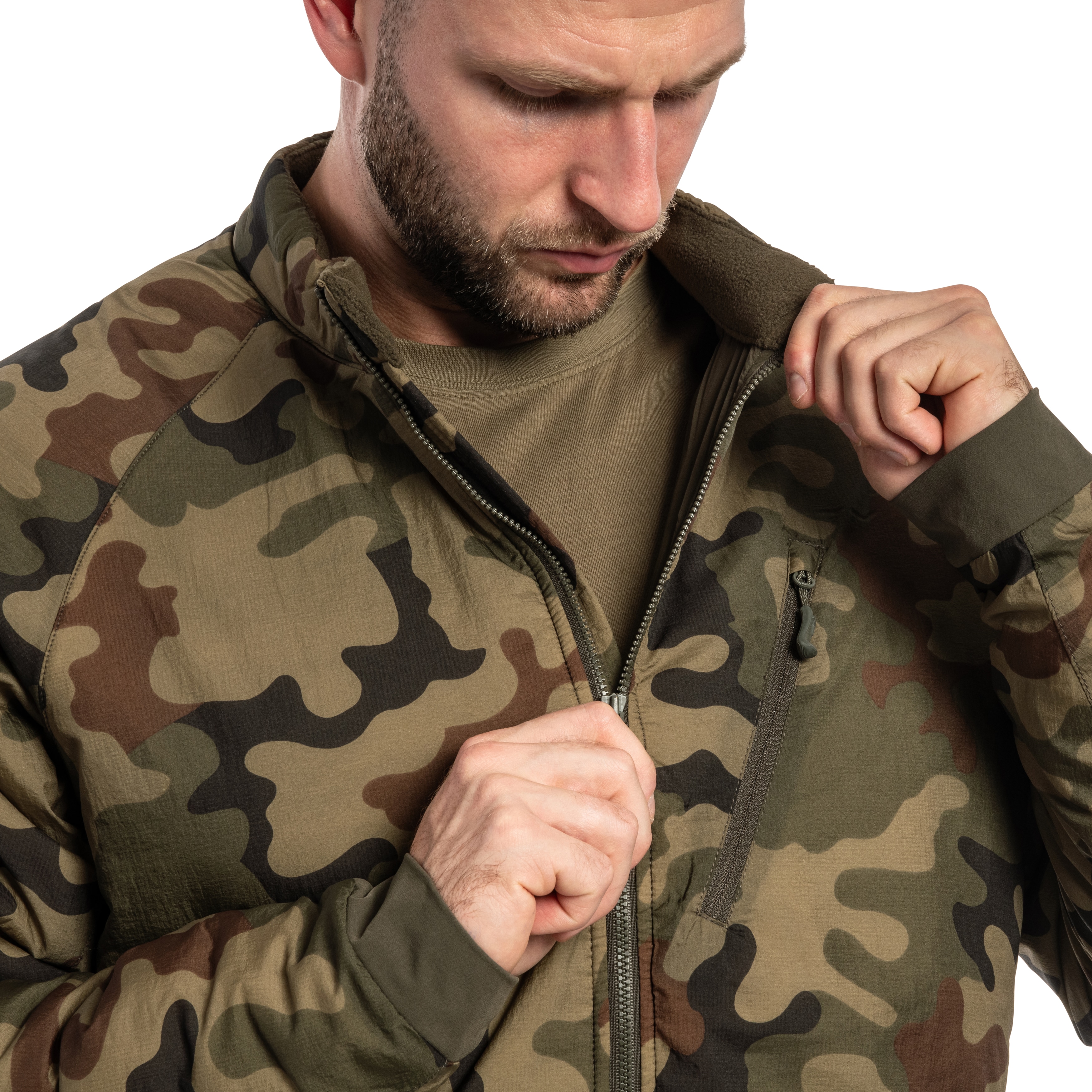 Geacă Helikon-Tex Wolfhound Climashield Apex - wz.93 Pantera PL Woodland