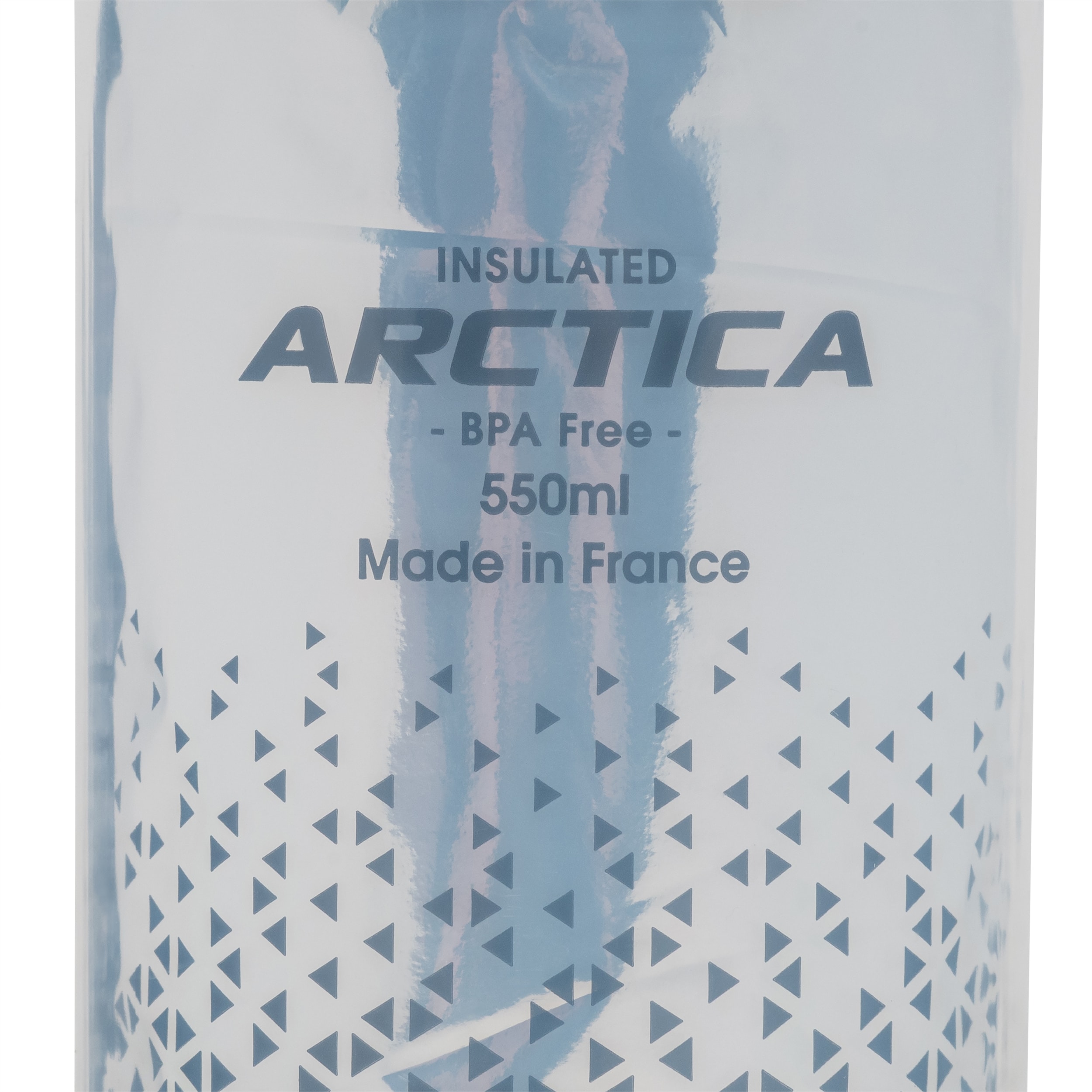 Bidon de apă Zefal Arctica 55 550 ml - Silver/Black