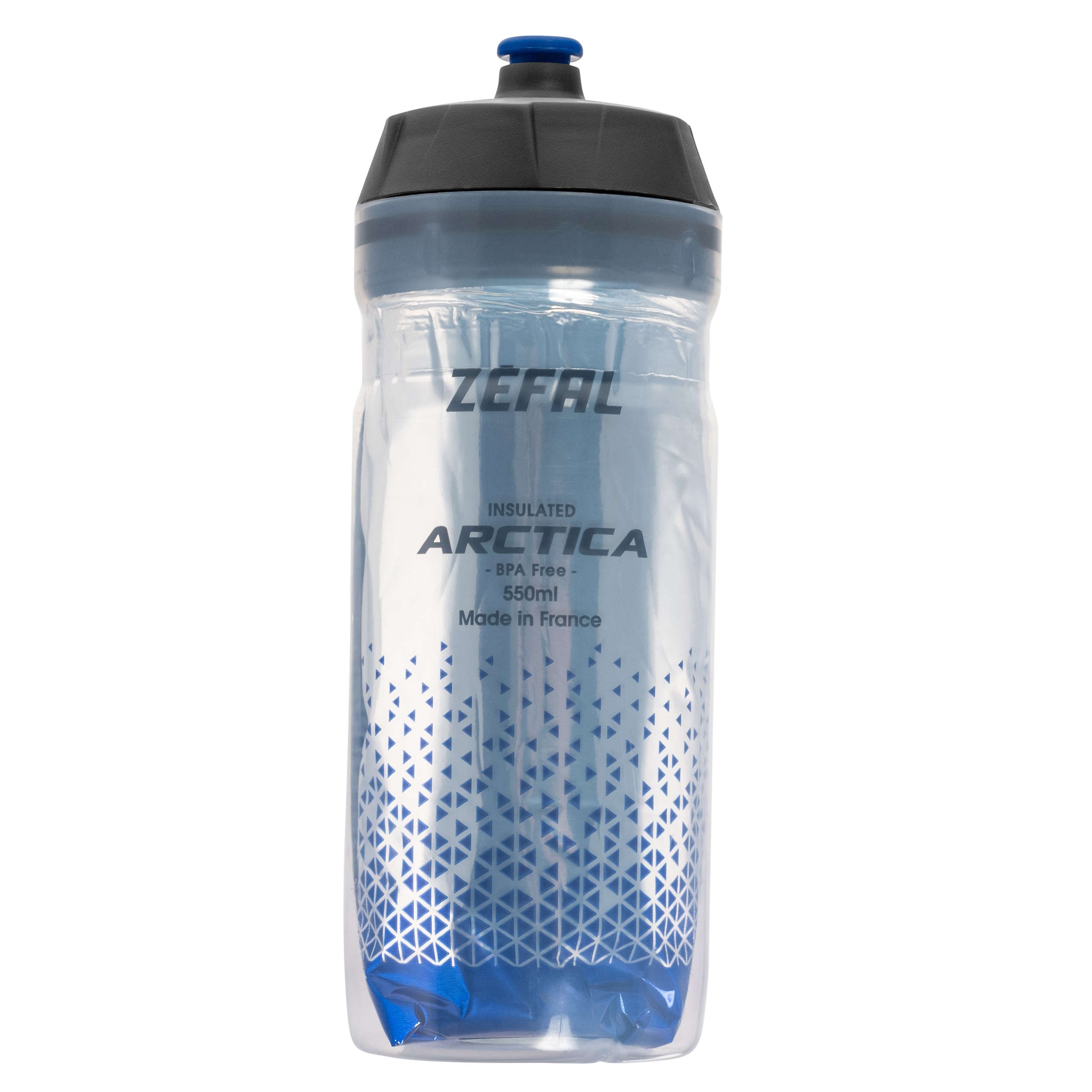 Bidon de apă Zefal Arctica 55 550 ml - Silver/Blue