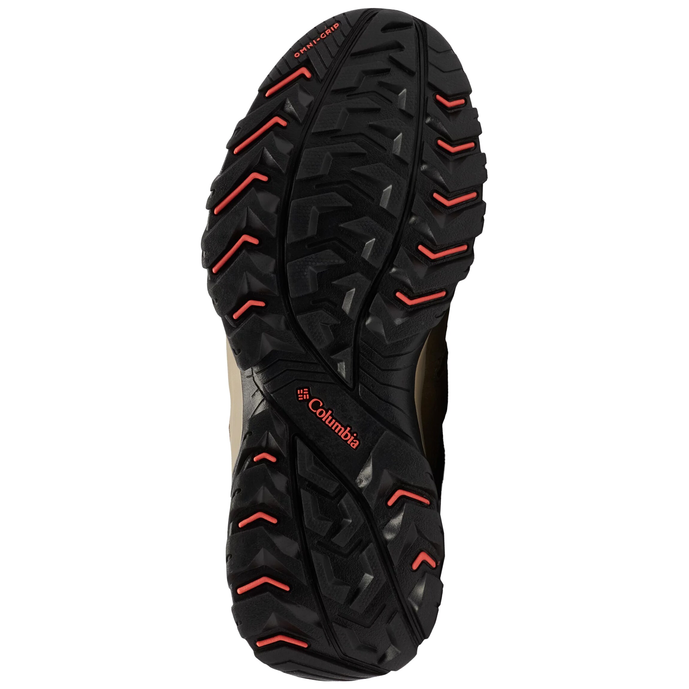 Încălțăminte de damă Columbia Redmond III Waterproof - Pebble/Red Coral