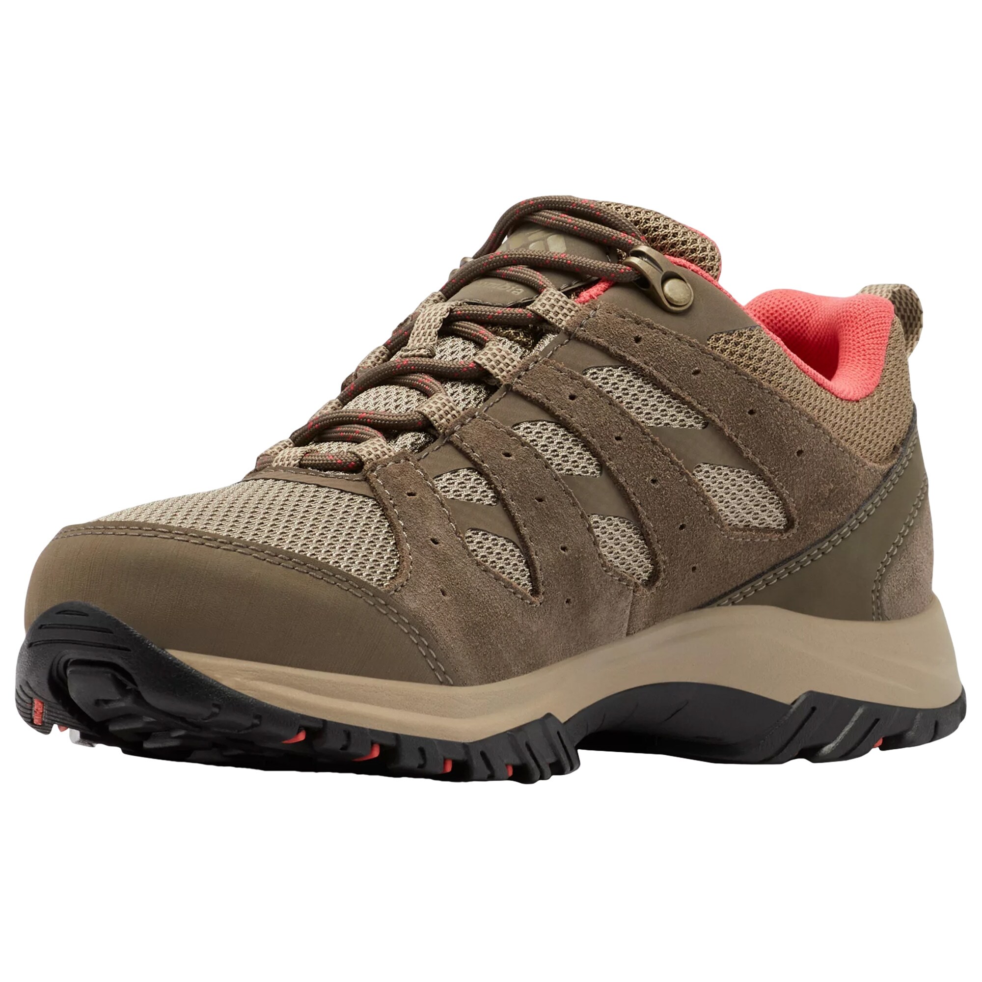 Încălțăminte de damă Columbia Redmond III Waterproof - Pebble/Red Coral