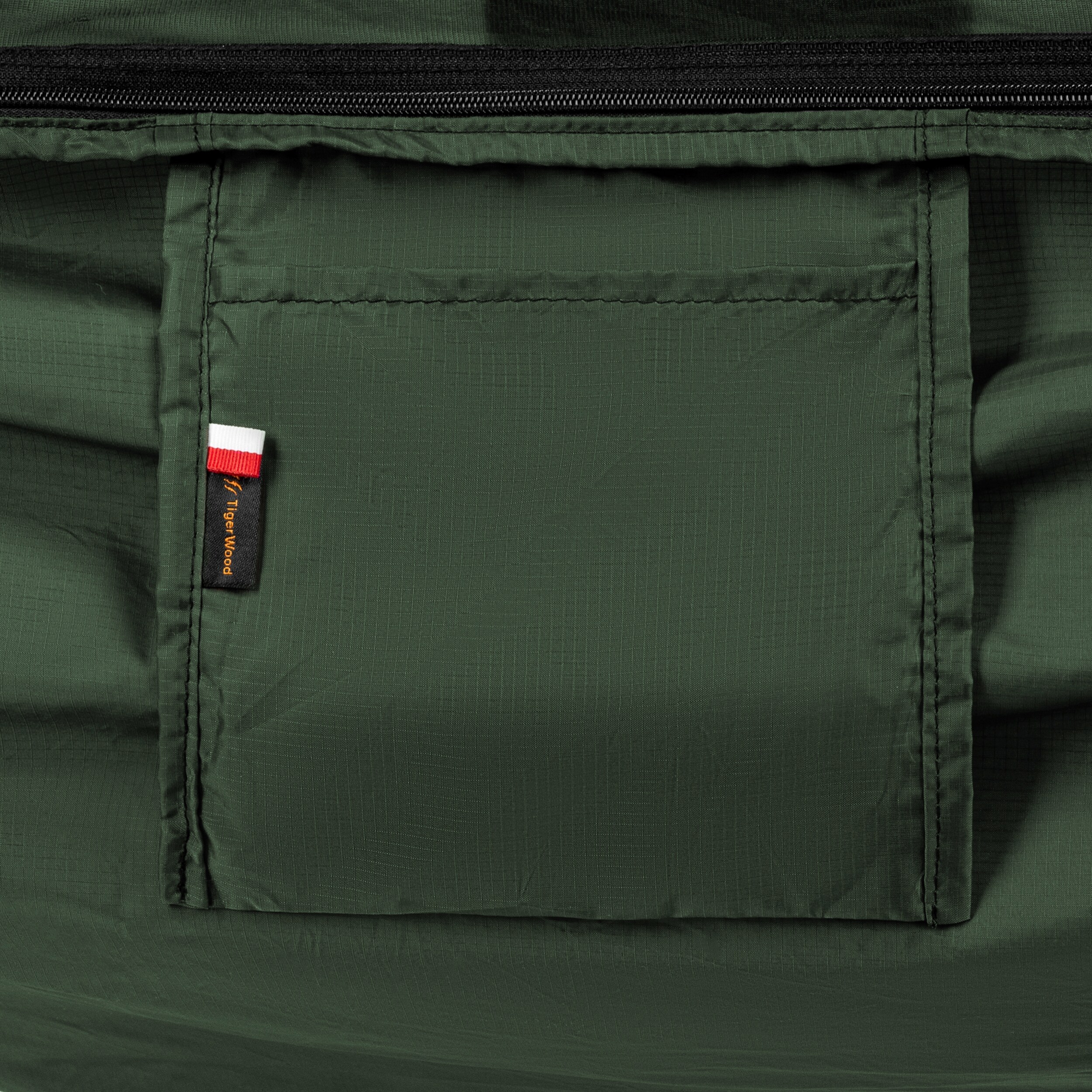 Hamac ultraușor TigerWood Ważka V2 Long Pocket Green - cu plasă împotriva insectelor